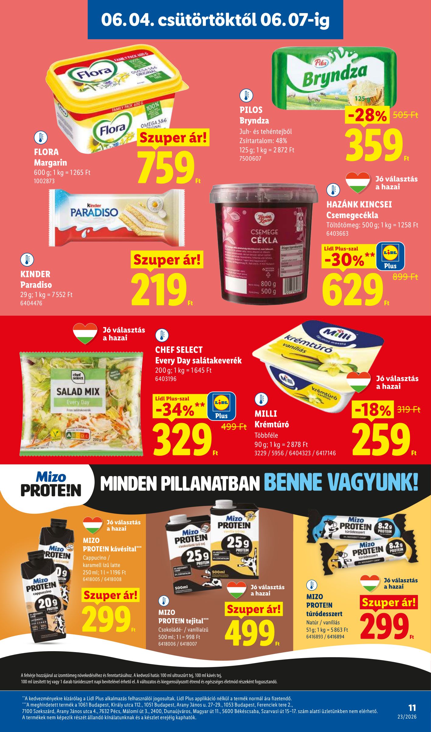 lidl - Lidl hirdetmény a következő hétre csütörtöktől 2026.06.04.-tól szerdától 2026.06.10.-ig - page: 11