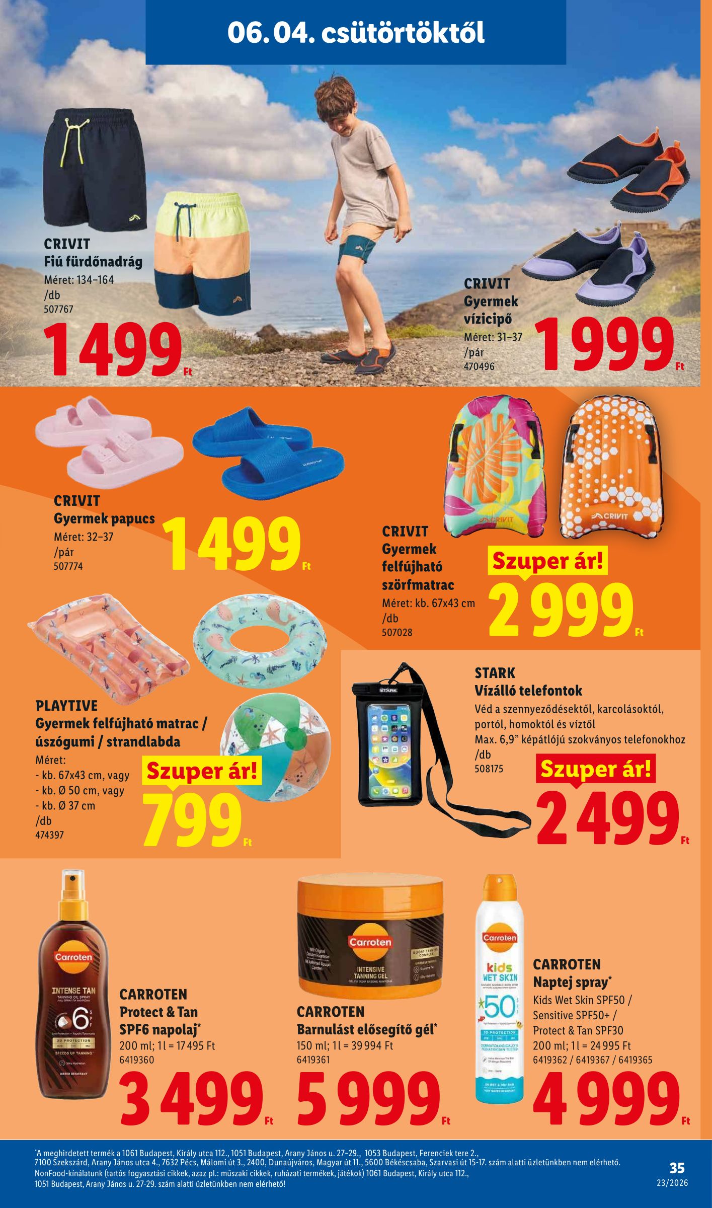 lidl - Lidl hirdetmény a következő hétre csütörtöktől 2026.06.04.-tól szerdától 2026.06.10.-ig - page: 35