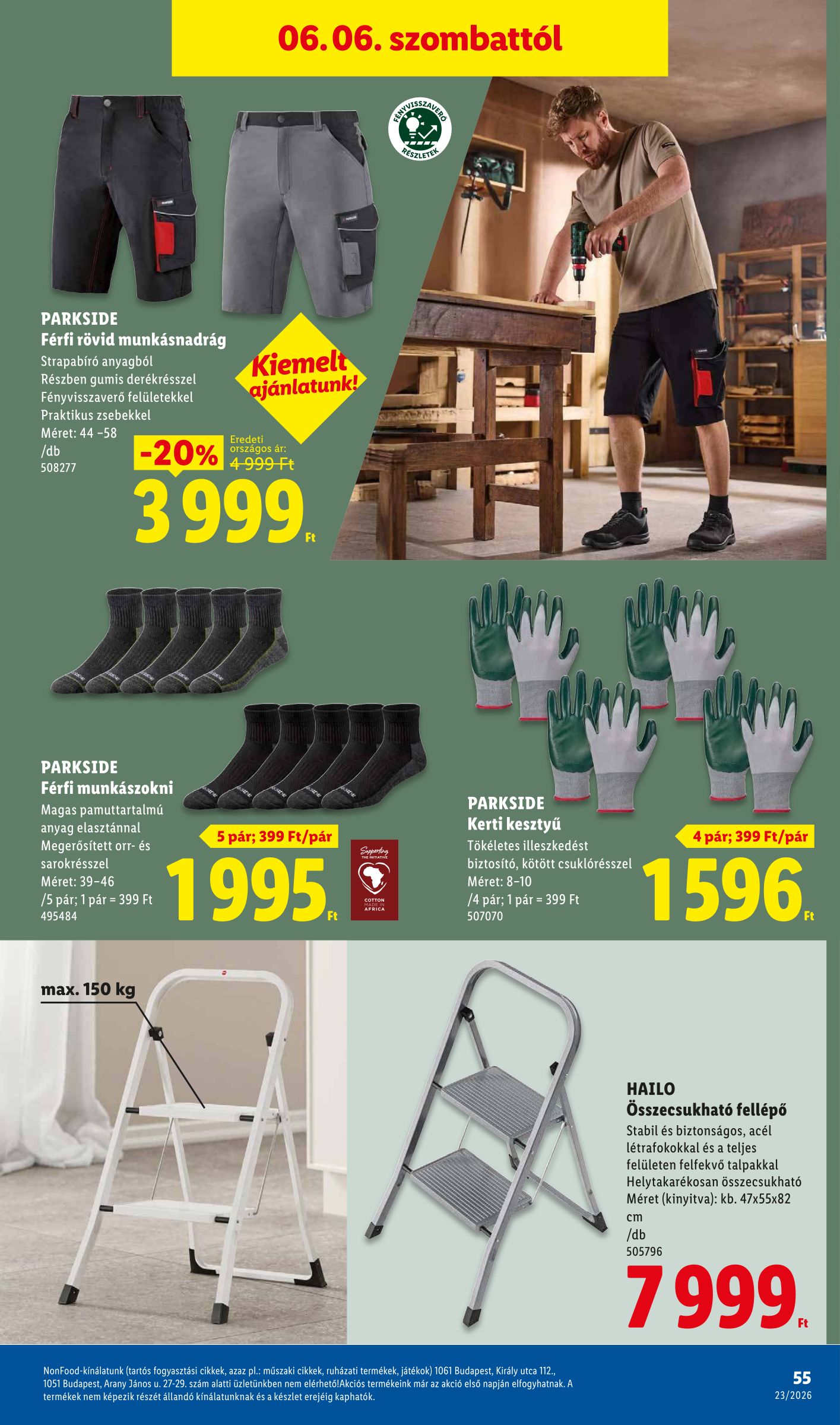lidl - Lidl hirdetmény a következő hétre csütörtöktől 2026.06.04.-tól szerdától 2026.06.10.-ig - page: 55