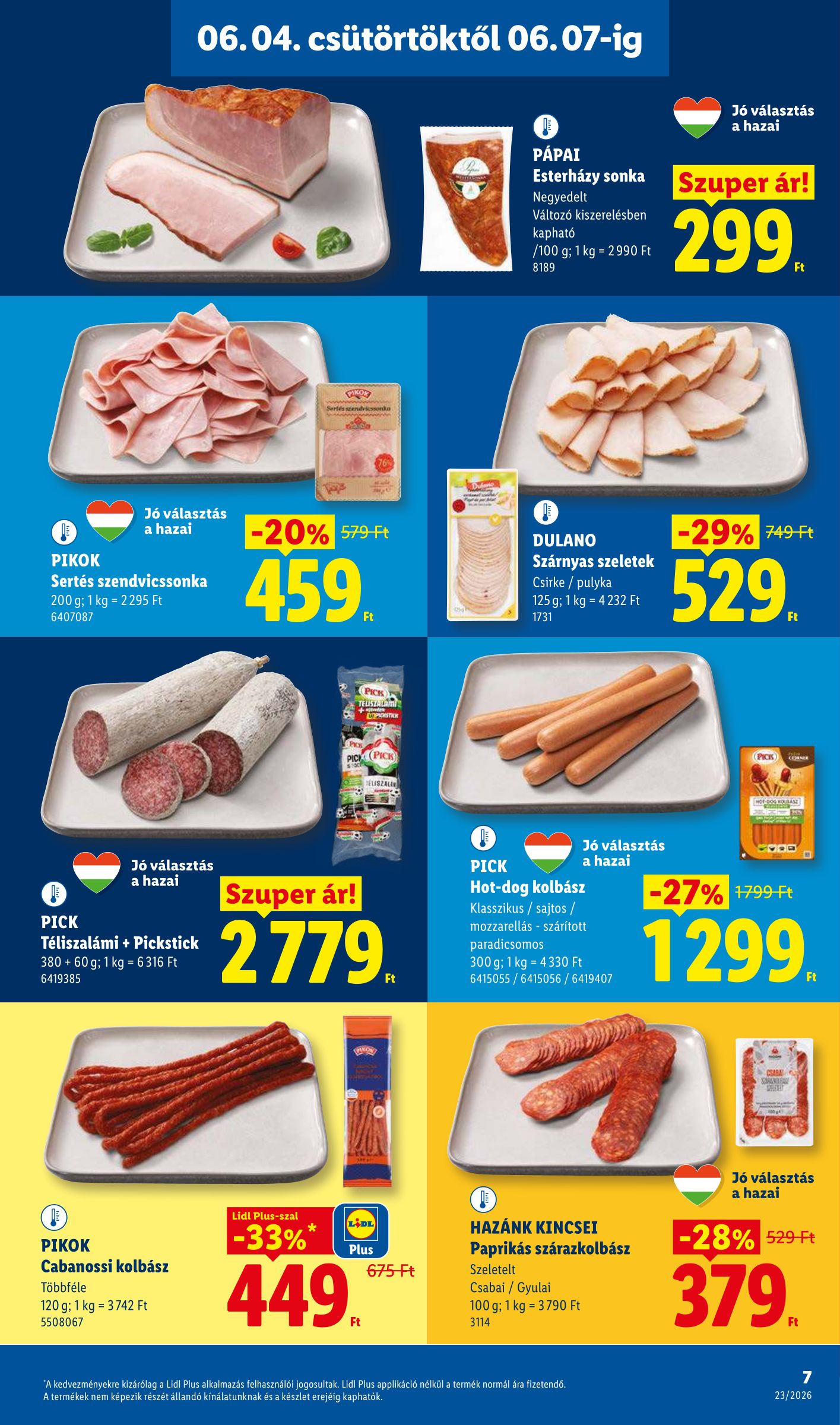 lidl - Lidl hirdetmény a következő hétre csütörtöktől 2026.06.04.-tól szerdától 2026.06.10.-ig - page: 7