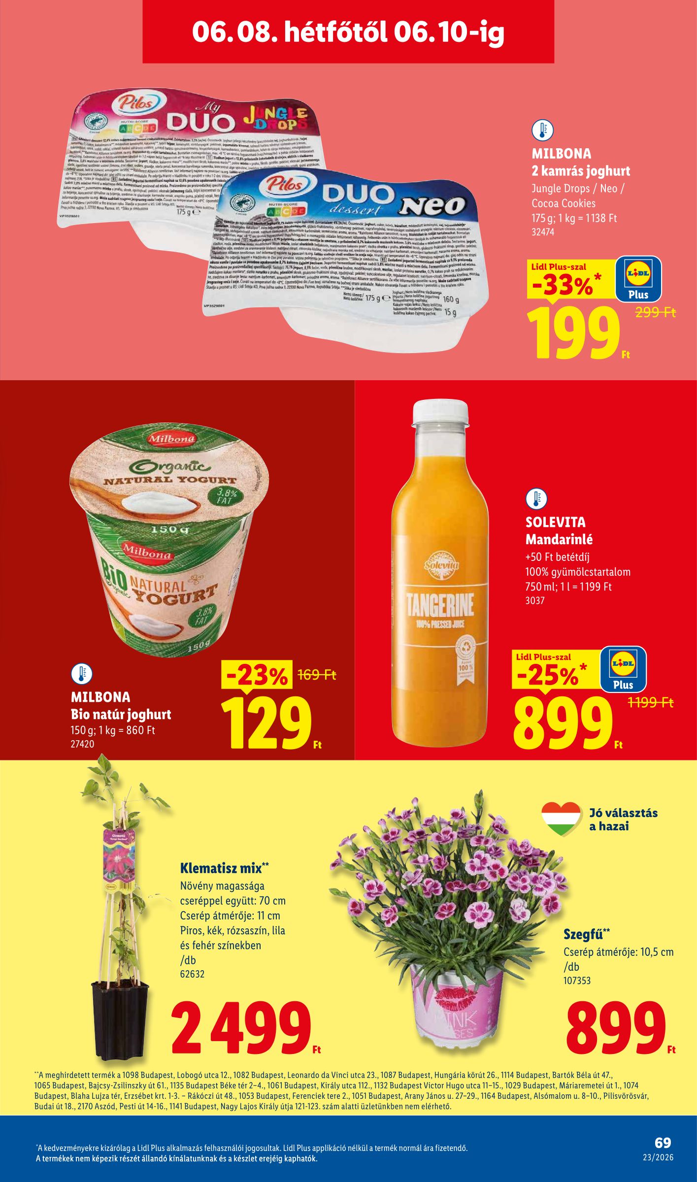 lidl - Lidl hirdetmény a következő hétre csütörtöktől 2026.06.04.-tól szerdától 2026.06.10.-ig - page: 69