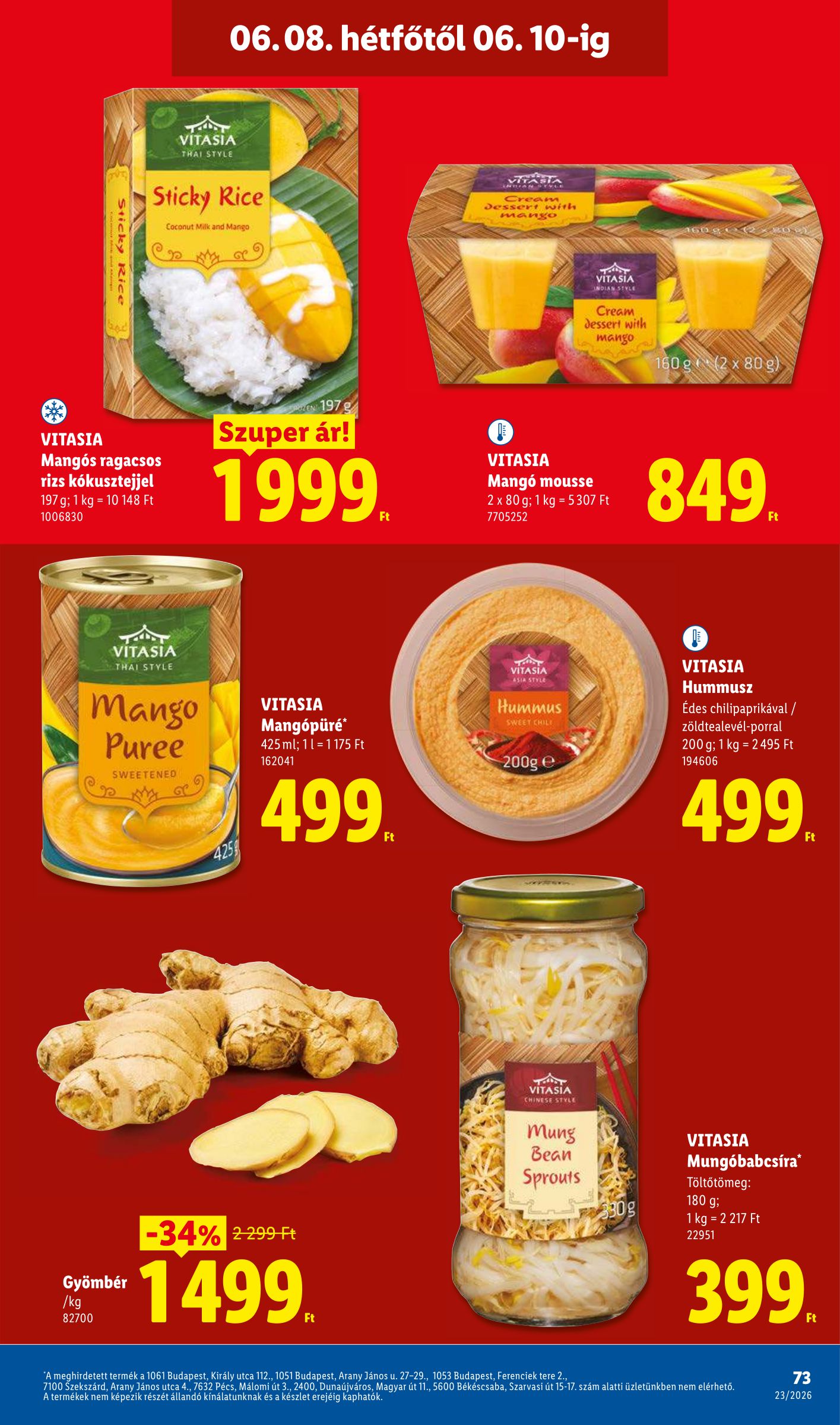 lidl - Lidl hirdetmény a következő hétre csütörtöktől 2026.06.04.-tól szerdától 2026.06.10.-ig - page: 73