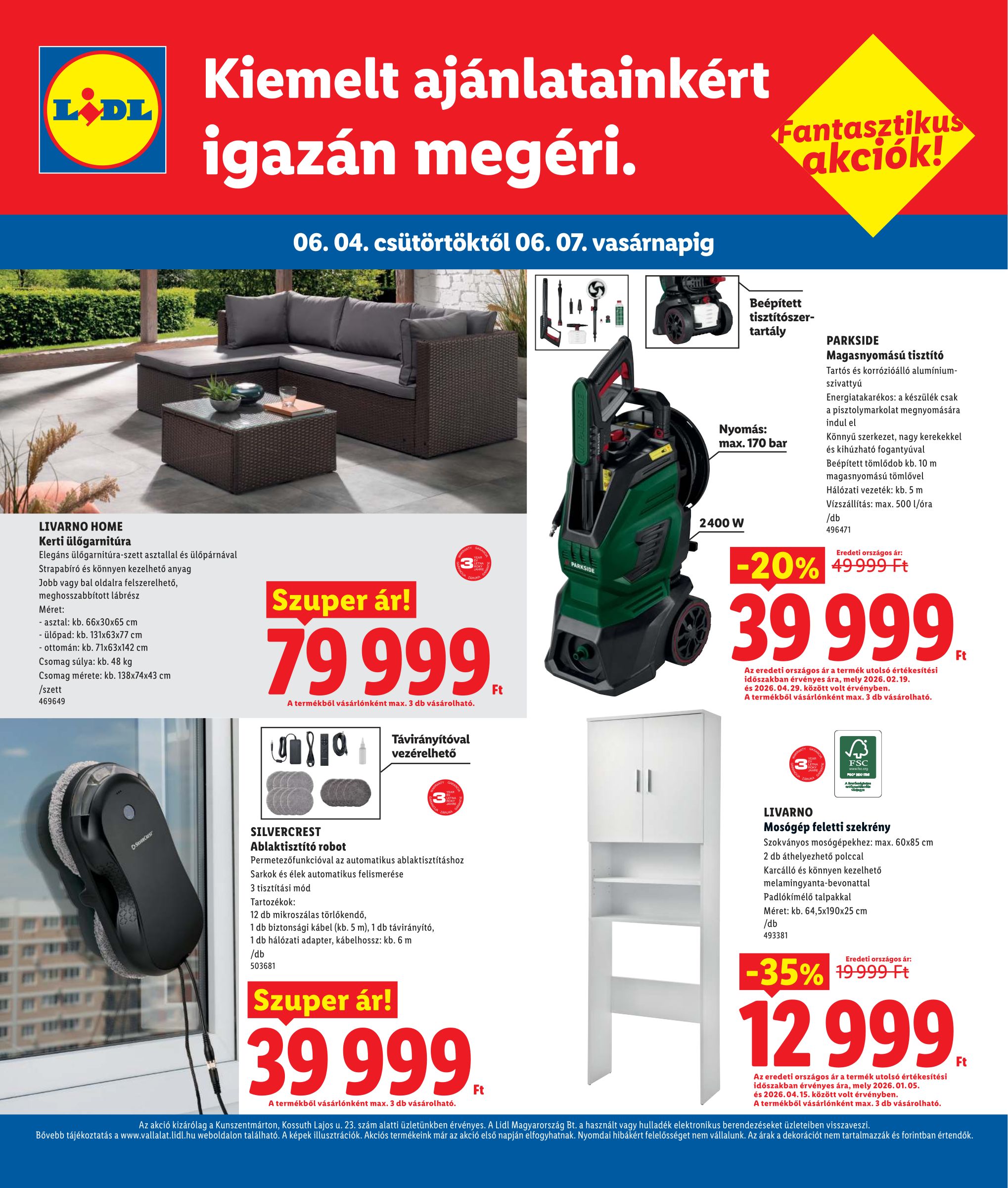 lidl - Lidl - Kunszentmárton hirdetmény a következő hétre csütörtöktől 2026.06.04.-tól vasárnaptól 2026.06.07.-ig - page: 4