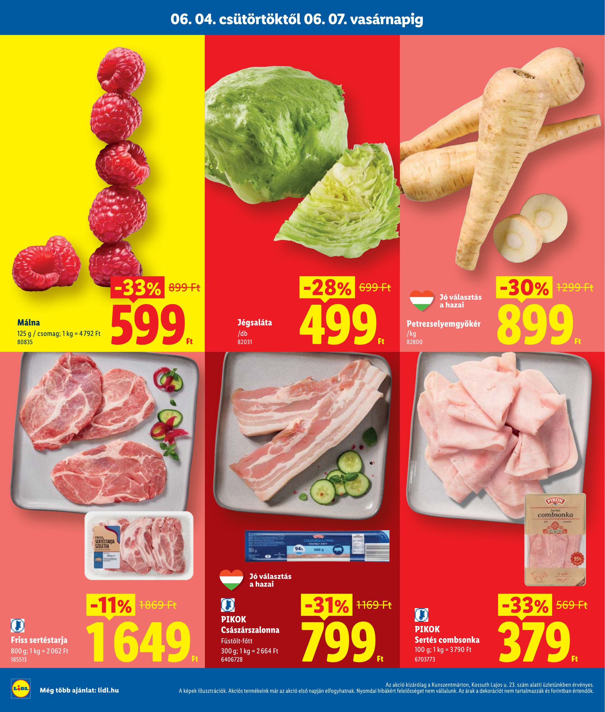 lidl - Lidl - Kunszentmárton hirdetmény a következő hétre csütörtöktől 2026.06.04.-tól vasárnaptól 2026.06.07.-ig - page: 2