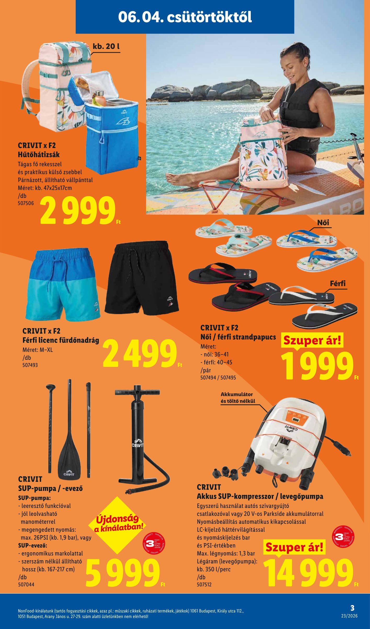 lidl - Lidl - Nonfood hirdetmény a következő hétre csütörtöktől 2026.06.04.-tól szerdától 2026.06.10.-ig - page: 3