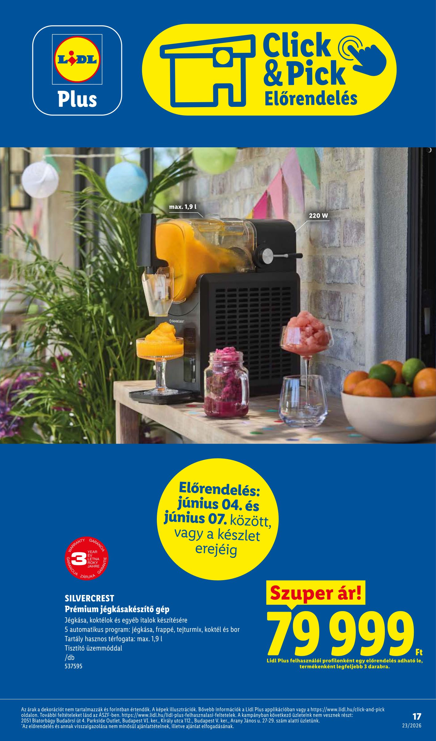 lidl - Lidl - Nonfood hirdetmény a következő hétre csütörtöktől 2026.06.04.-tól szerdától 2026.06.10.-ig - page: 17