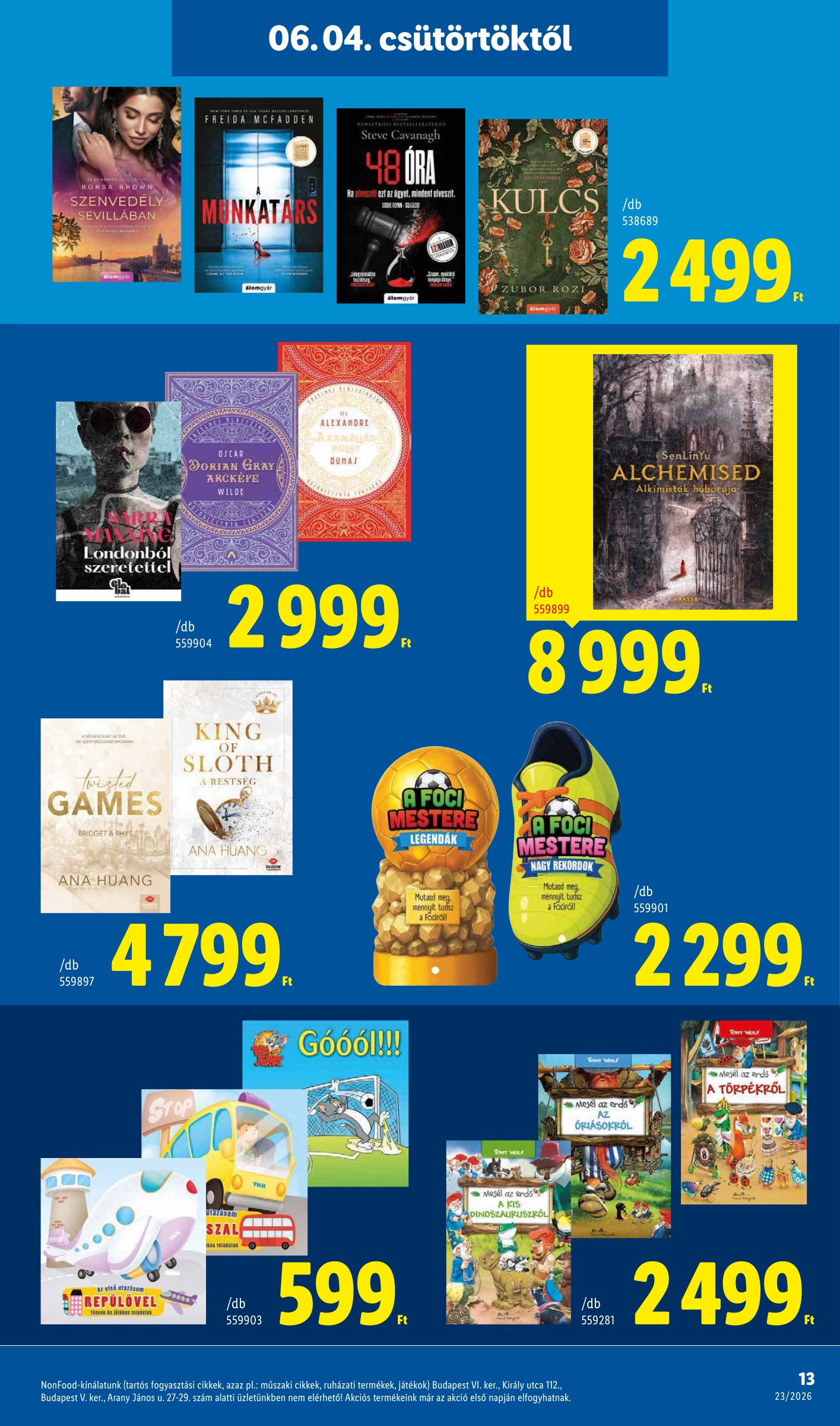 lidl - Lidl - Nonfood hirdetmény a következő hétre csütörtöktől 2026.06.04.-tól szerdától 2026.06.10.-ig - page: 13