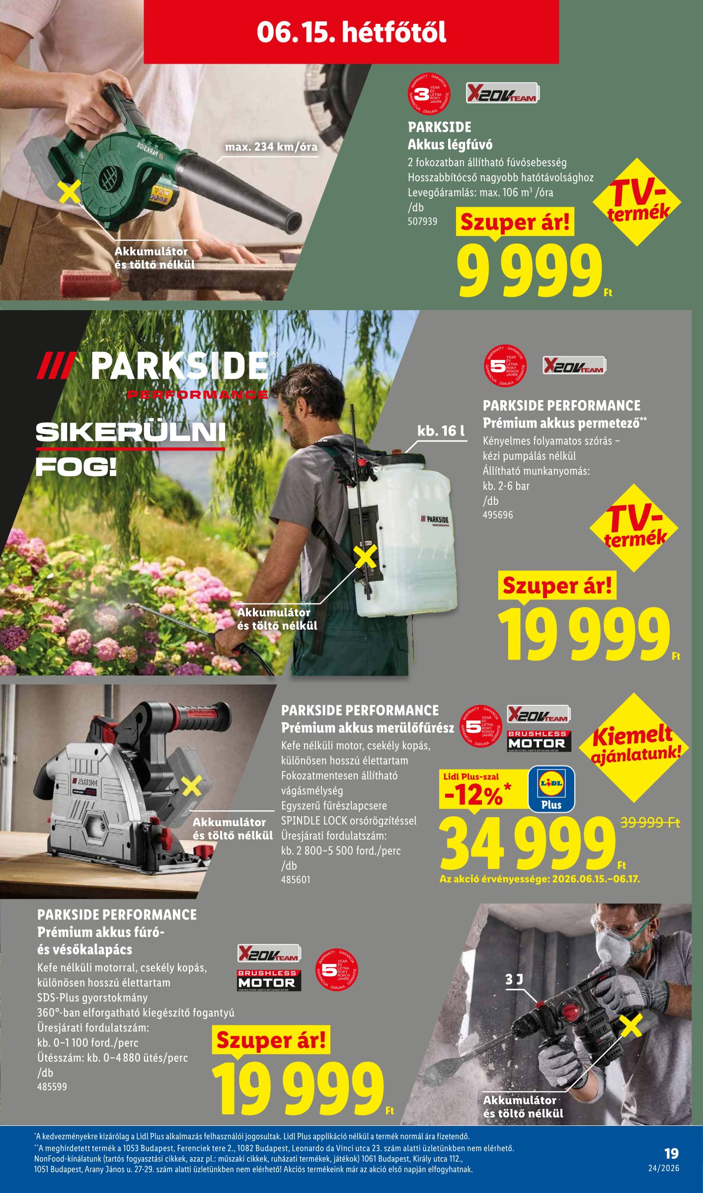 lidl - Lidl - Nonfood hirdetmény a következő hétre csütörtöktől 2026.06.11.-tól szerdától 2026.06.17.-ig - page: 19