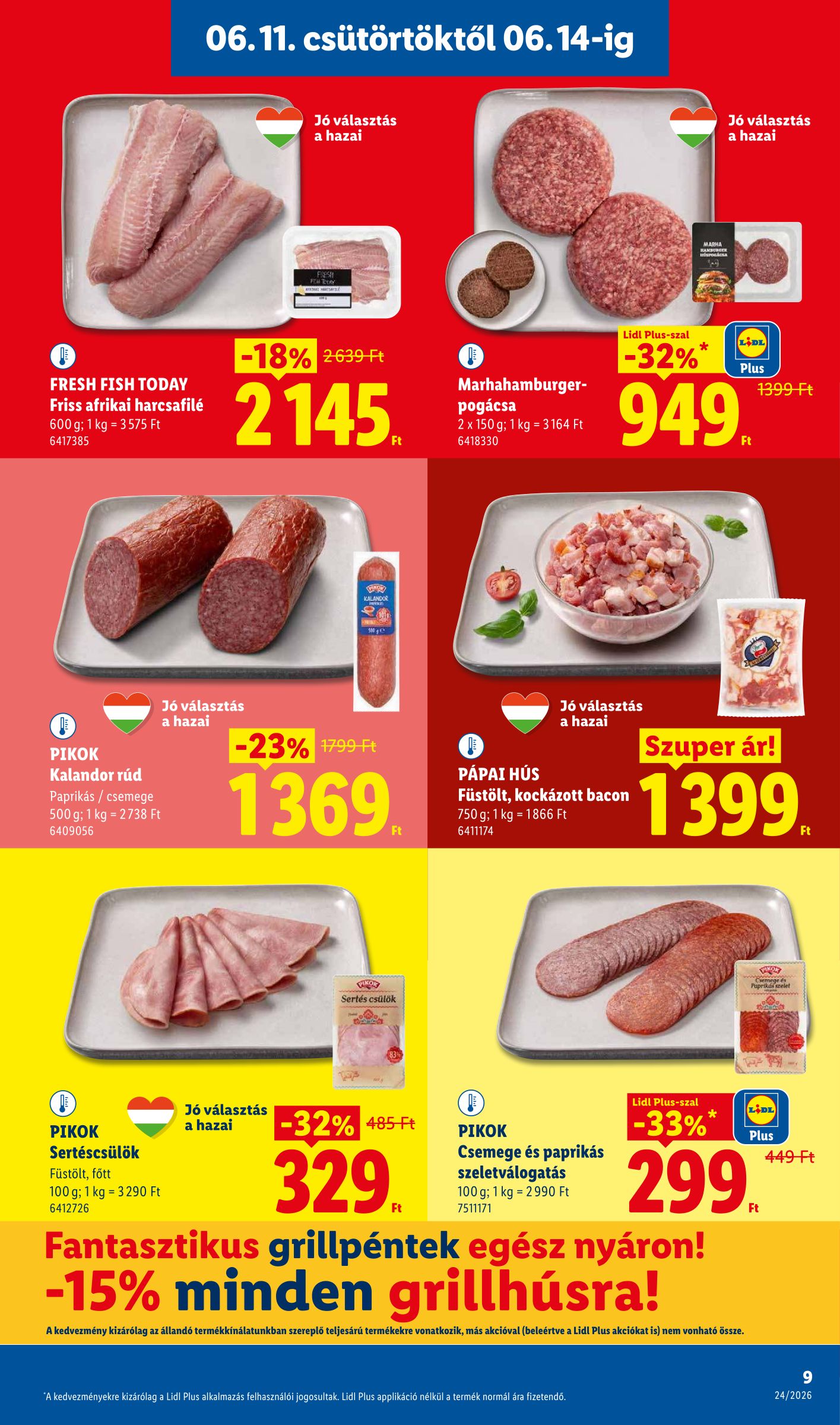 lidl - Lidl hirdetmény a következő hétre csütörtöktől 2026.06.11.-tól szerdától 2026.06.17.-ig - page: 9