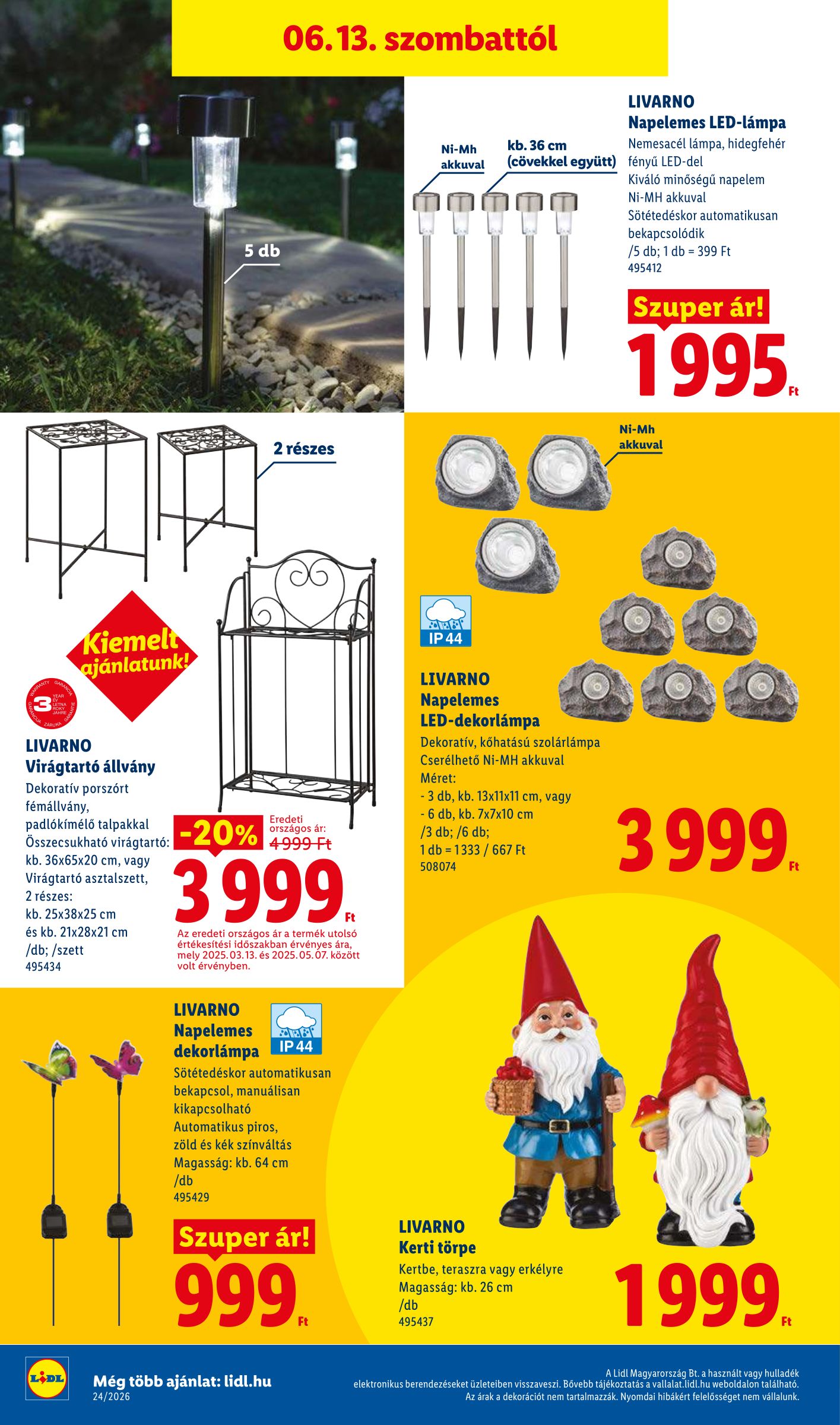 lidl - Lidl hirdetmény a következő hétre csütörtöktől 2026.06.11.-tól szerdától 2026.06.17.-ig - page: 54