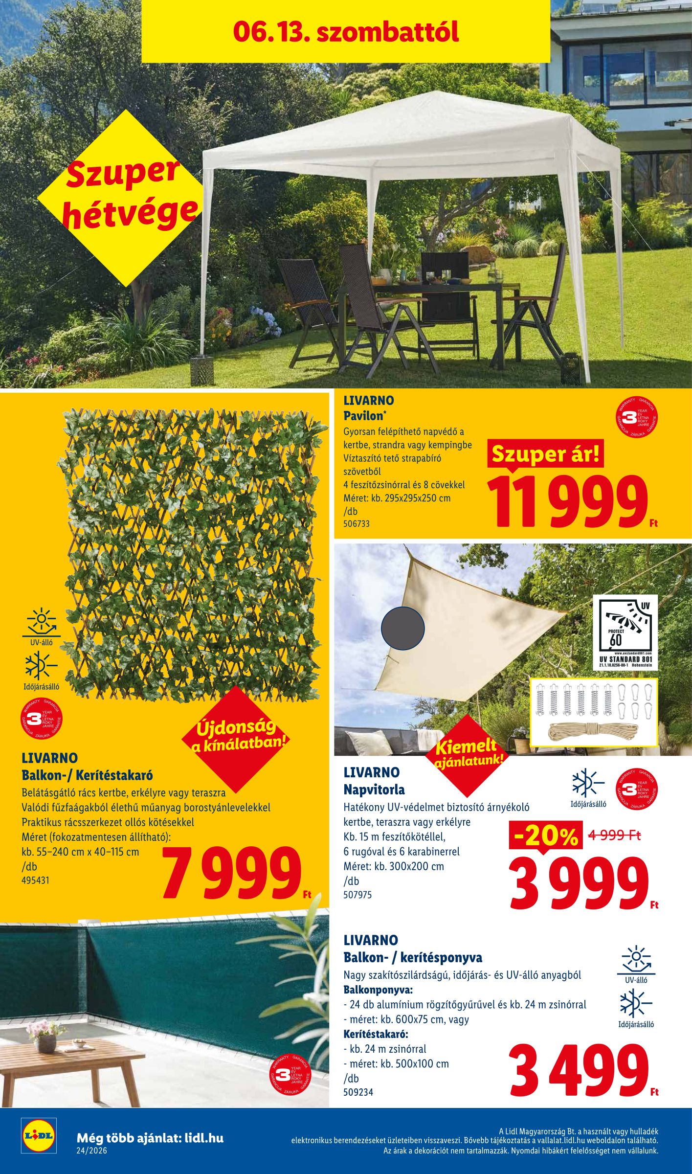 lidl - Lidl hirdetmény a következő hétre csütörtöktől 2026.06.11.-tól szerdától 2026.06.17.-ig - page: 52
