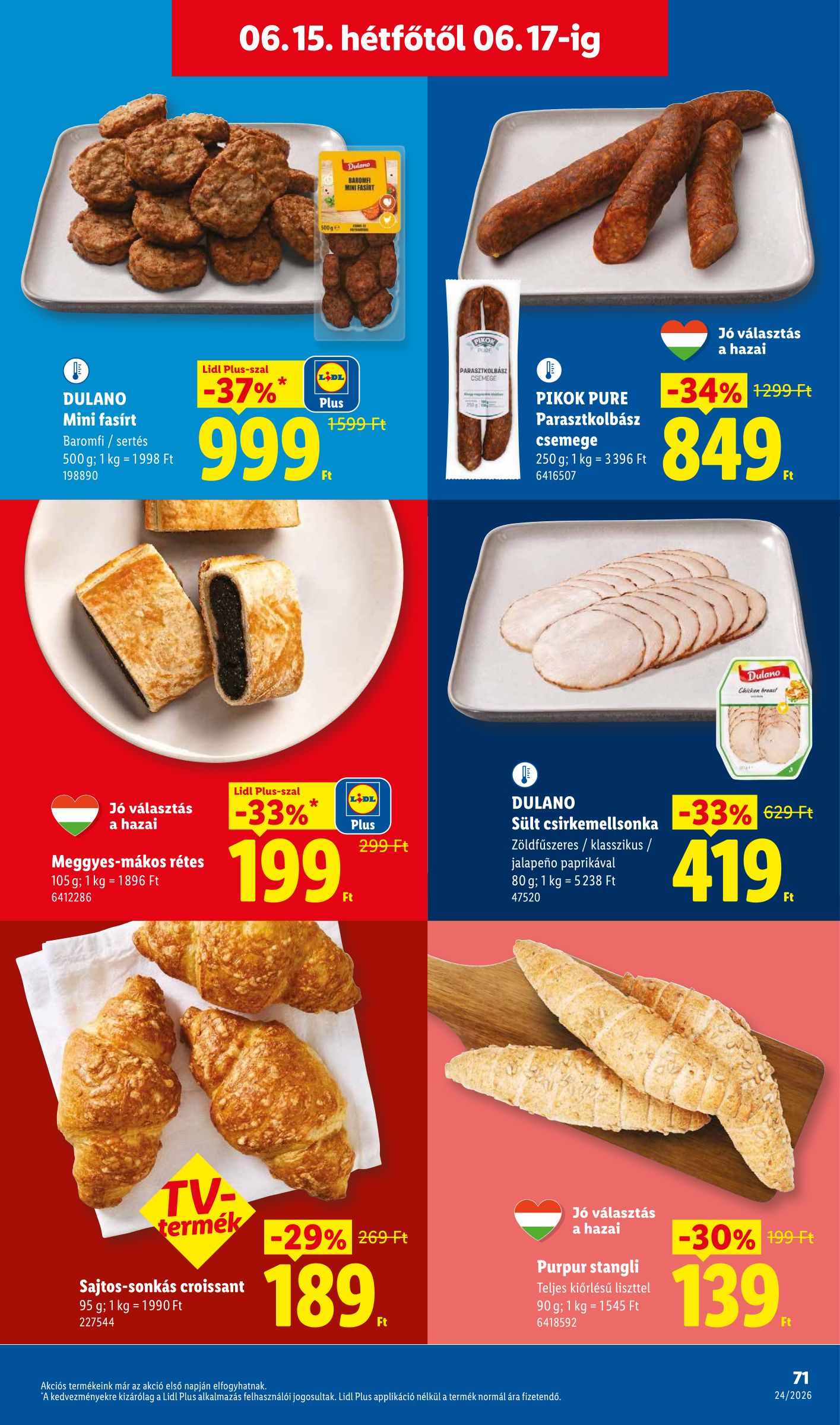 lidl - Lidl hirdetmény a következő hétre csütörtöktől 2026.06.11.-tól szerdától 2026.06.17.-ig - page: 71