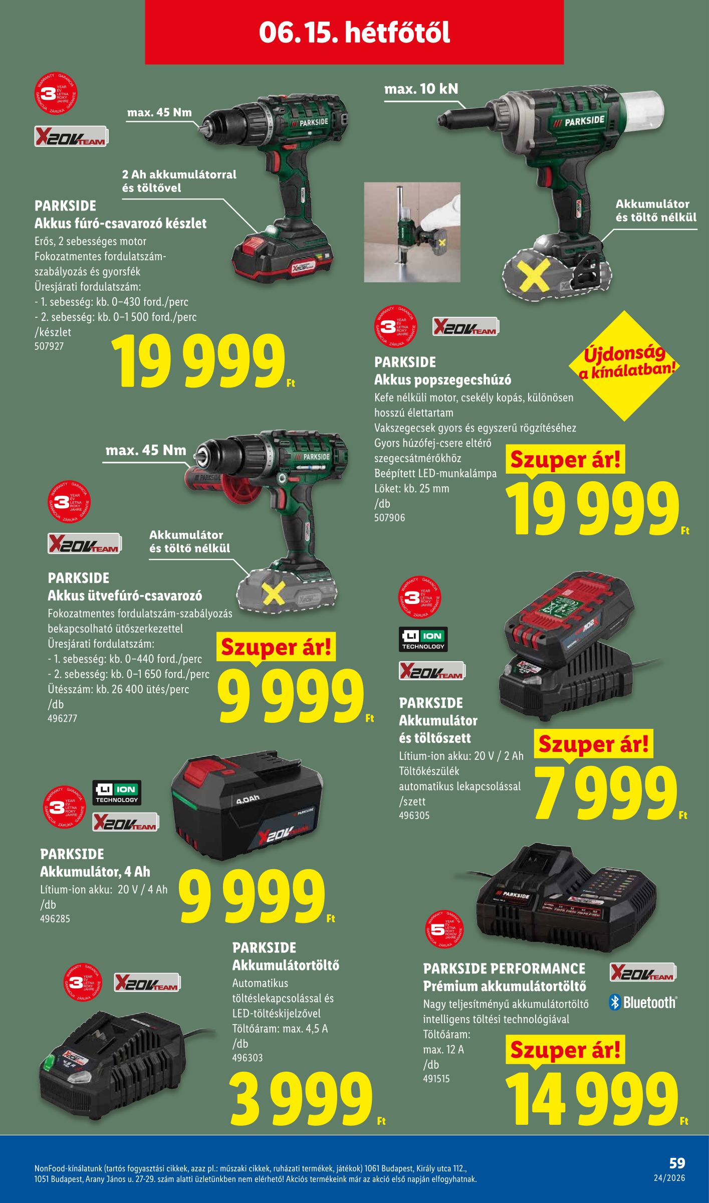 lidl - Lidl hirdetmény a következő hétre csütörtöktől 2026.06.11.-tól szerdától 2026.06.17.-ig - page: 59