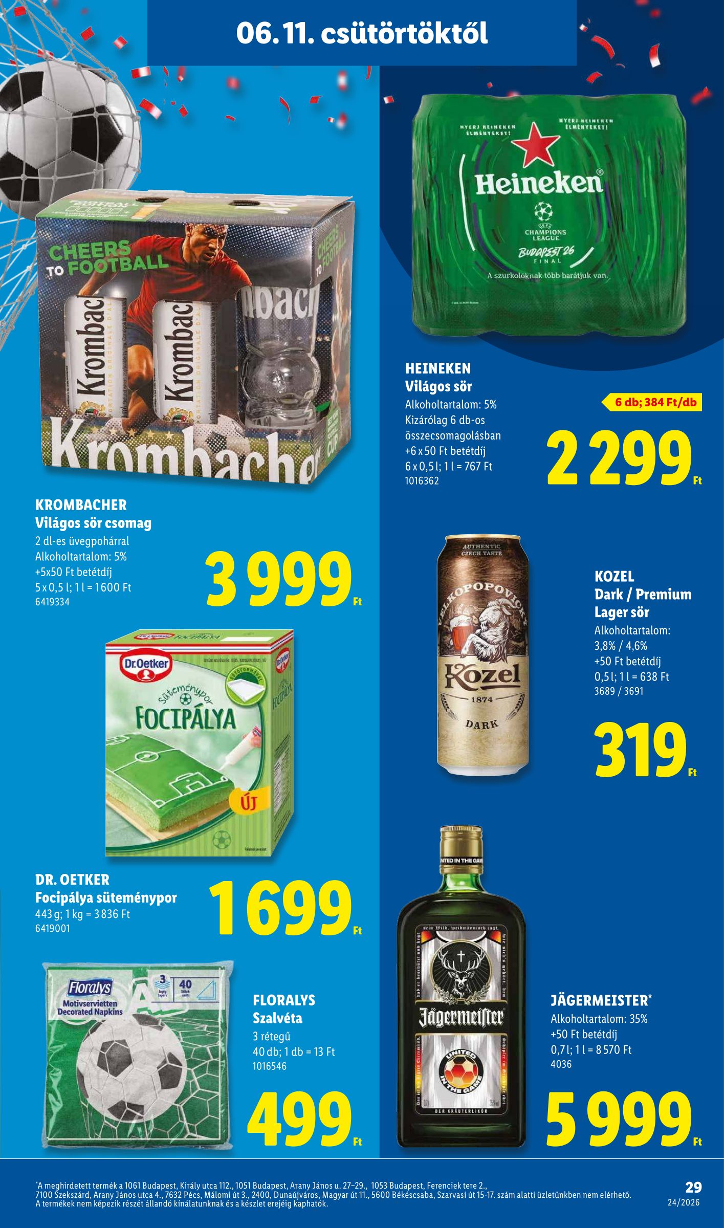 lidl - Lidl hirdetmény a következő hétre csütörtöktől 2026.06.11.-tól szerdától 2026.06.17.-ig - page: 29