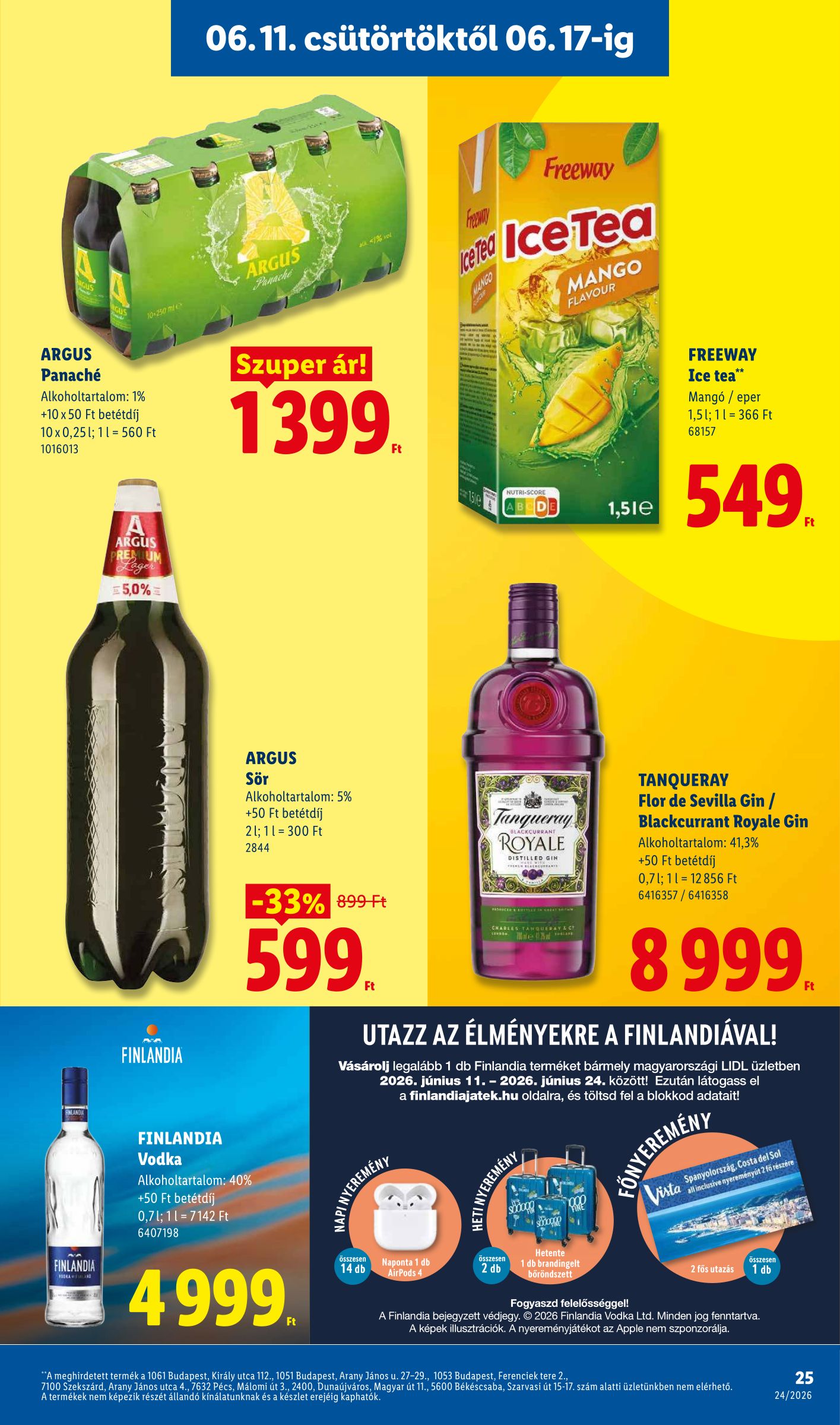 lidl - Lidl hirdetmény a következő hétre csütörtöktől 2026.06.11.-tól szerdától 2026.06.17.-ig - page: 25