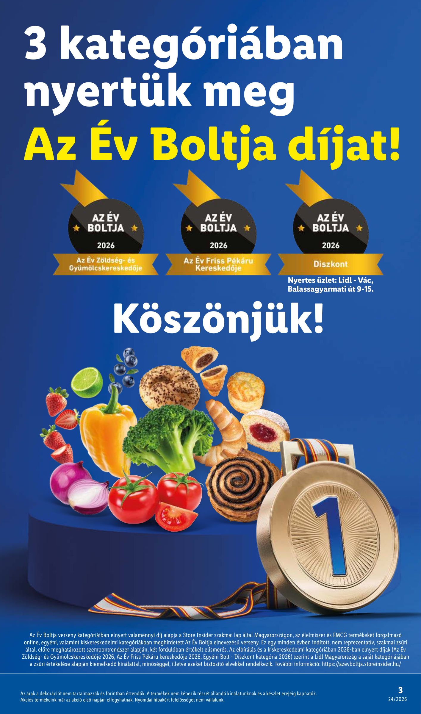 lidl - Aktuális Lidl szórólap érvényes csütörtöktől 2026.06.11.-től szerdától 2026.06.17.-ig - page: 3