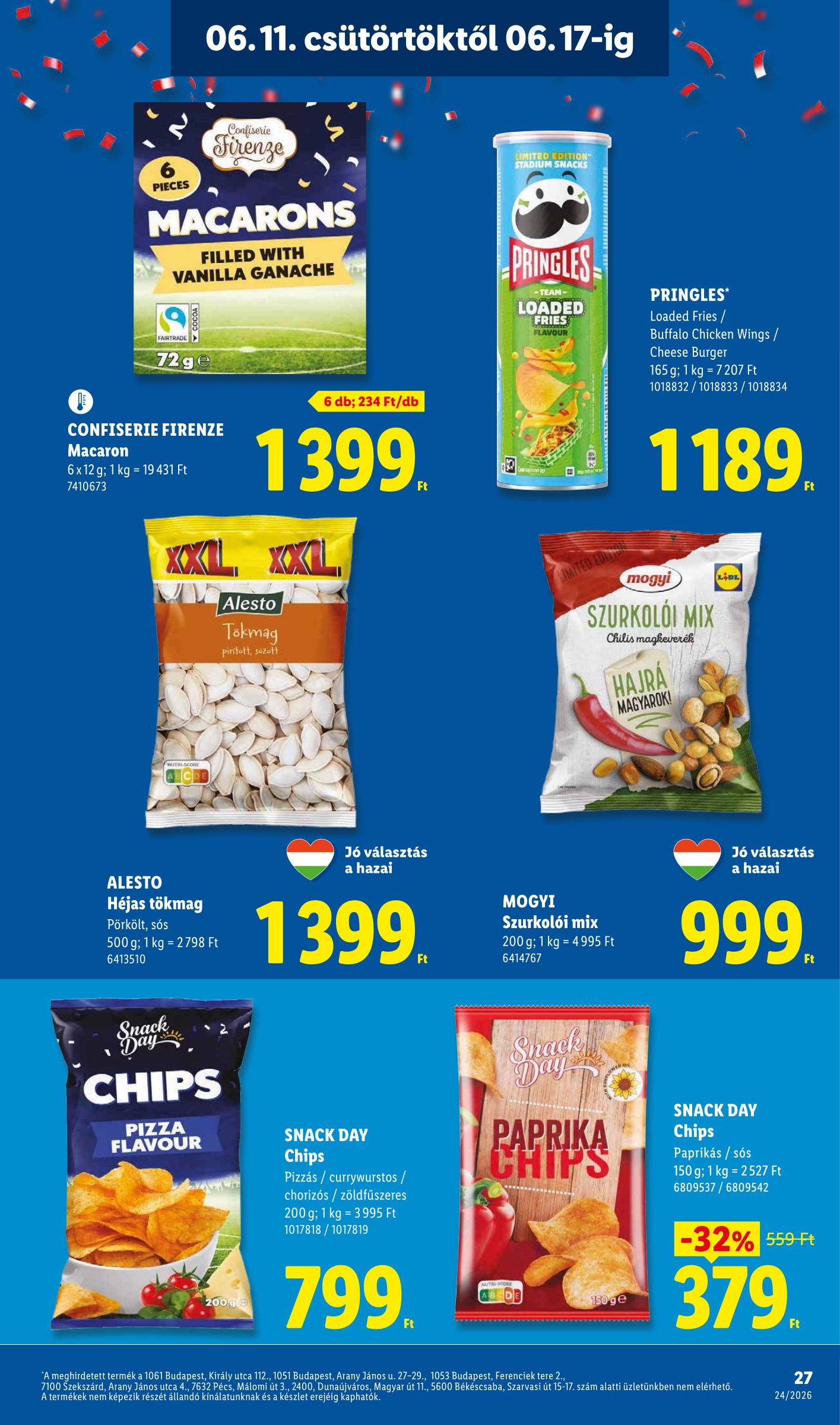 lidl - Aktuális Lidl szórólap érvényes csütörtöktől 2026.06.11.-től szerdától 2026.06.17.-ig - page: 27