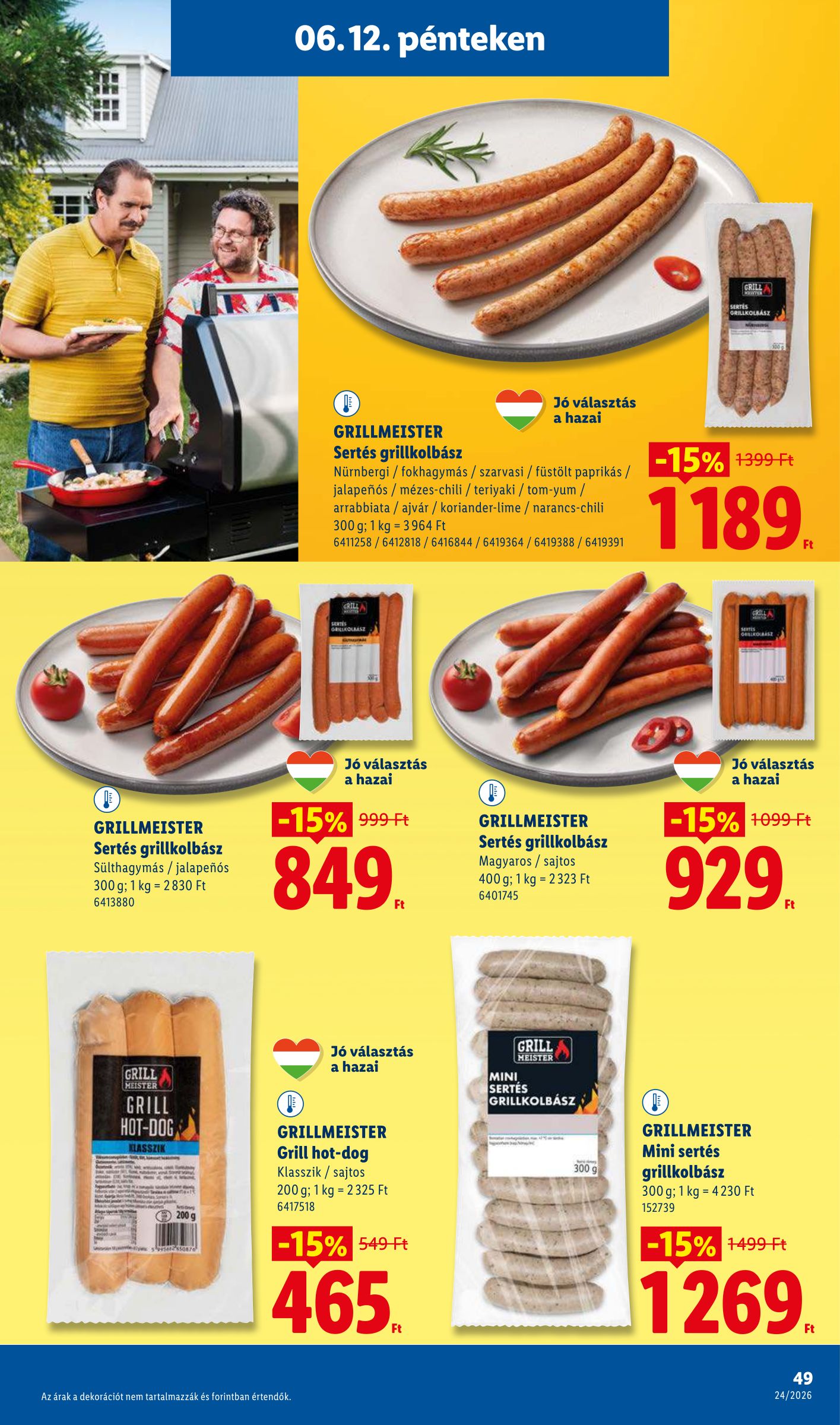 lidl - Aktuális Lidl szórólap érvényes csütörtöktől 2026.06.11.-től szerdától 2026.06.17.-ig - page: 49