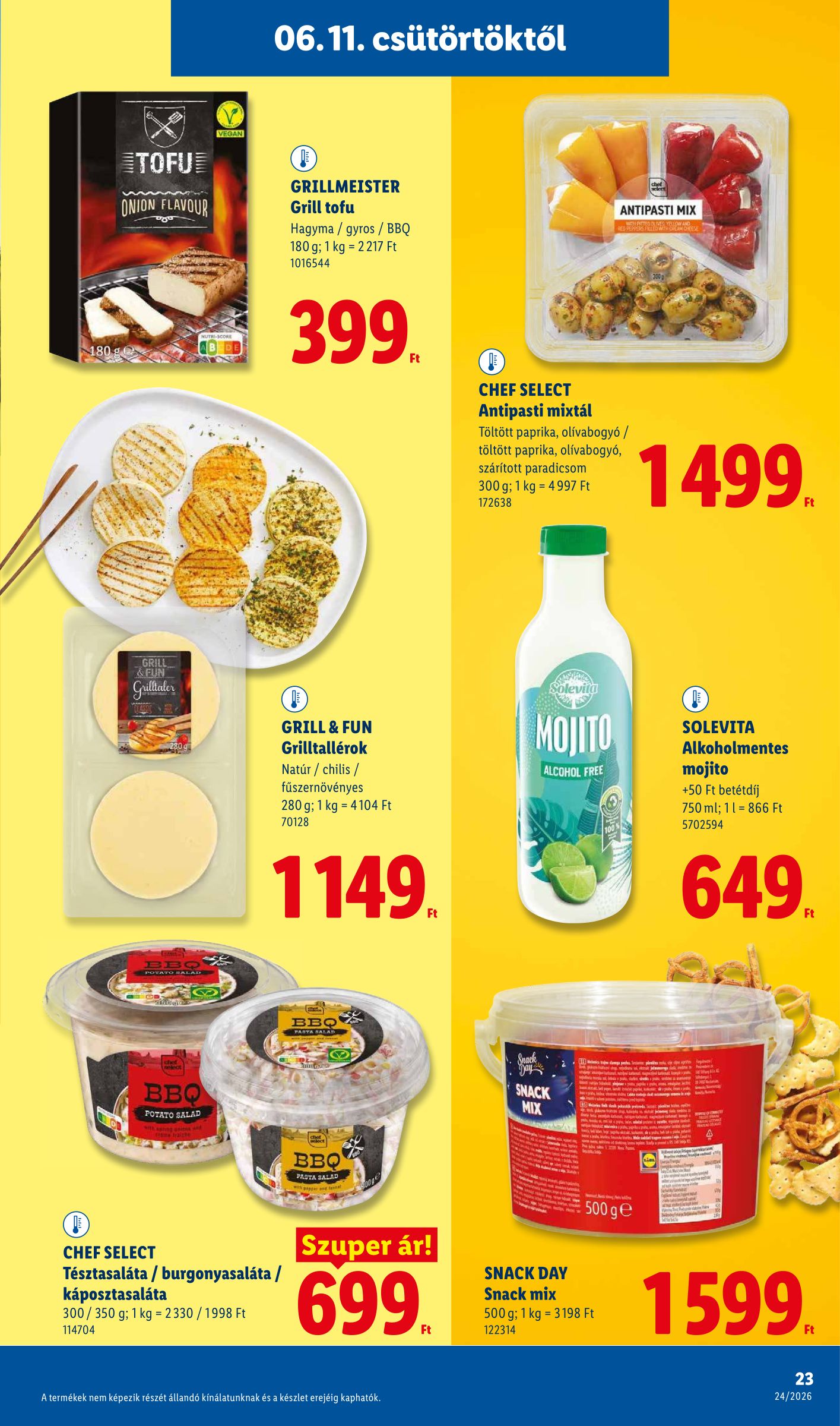 lidl - Aktuális Lidl szórólap érvényes csütörtöktől 2026.06.11.-től szerdától 2026.06.17.-ig - page: 23
