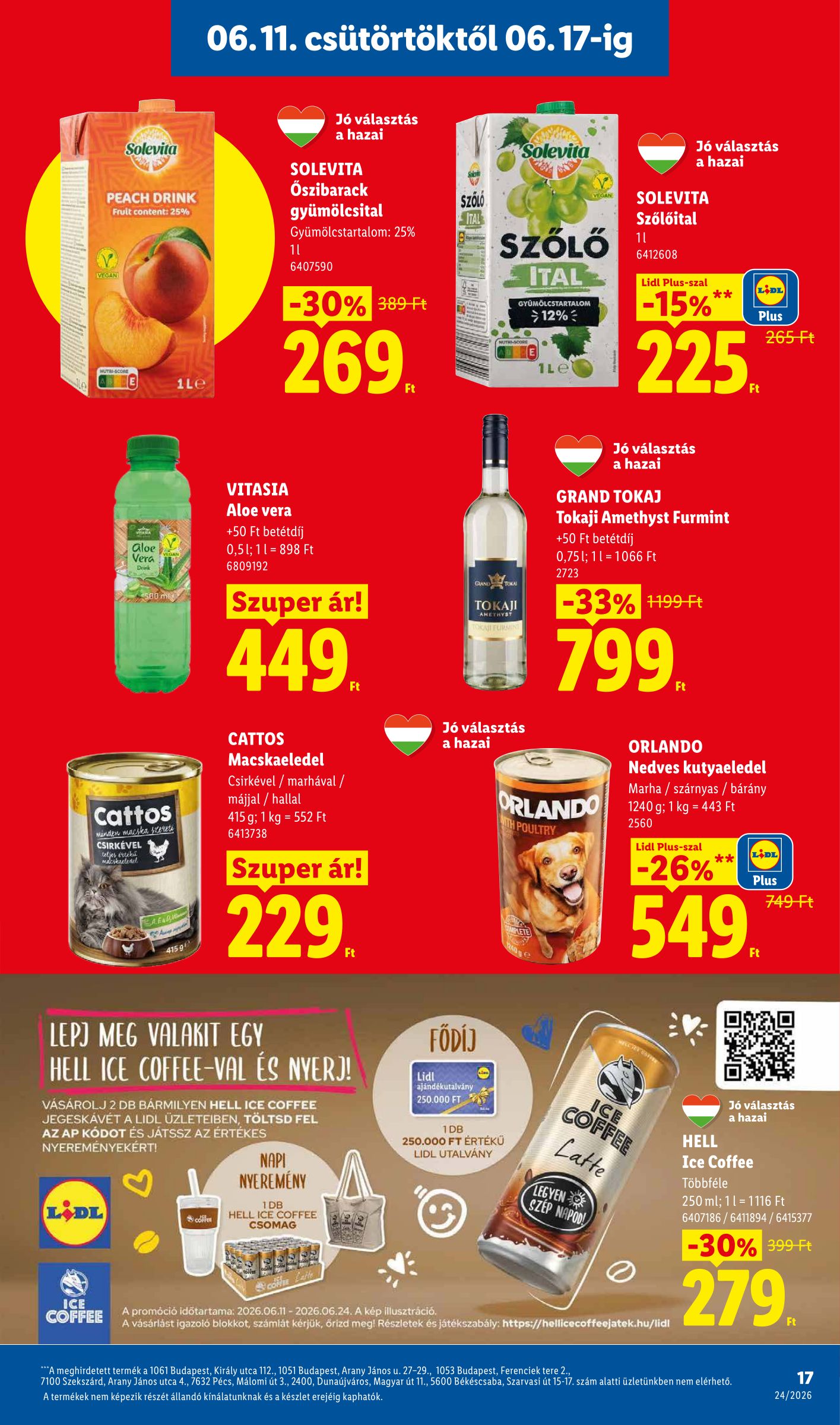 lidl - Aktuális Lidl szórólap érvényes csütörtöktől 2026.06.11.-től szerdától 2026.06.17.-ig - page: 17
