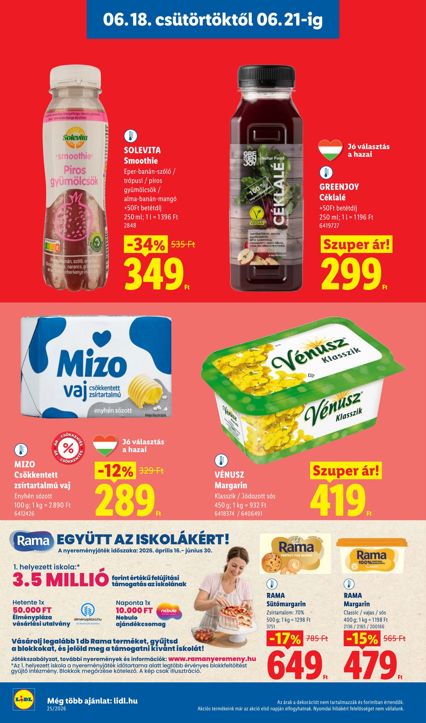 lidl - Lidl hirdetmény a következő hétre csütörtöktől 2026.06.18.-tól szerdától 2026.06.24.-ig - page: 8