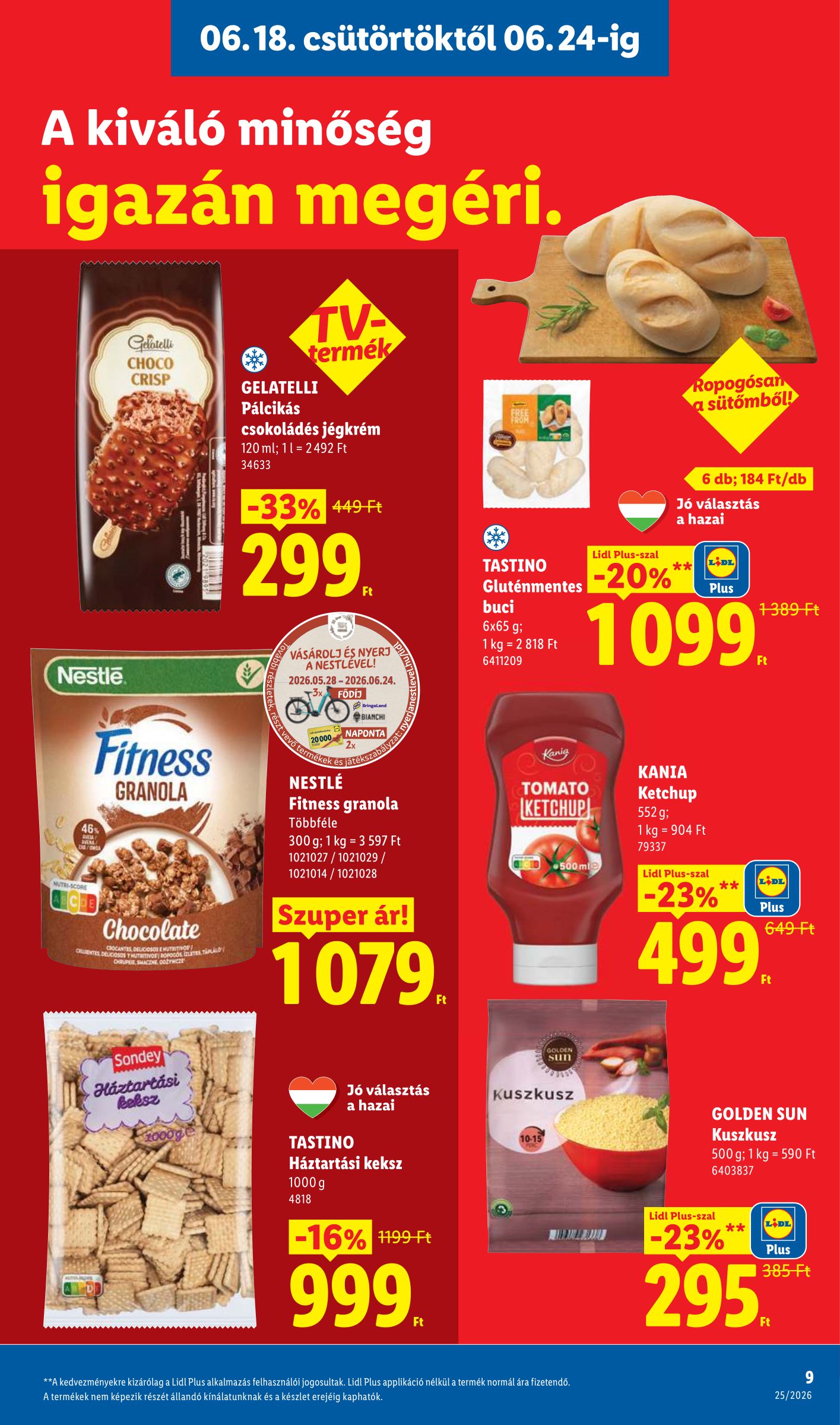 lidl - Lidl hirdetmény a következő hétre csütörtöktől 2026.06.18.-tól szerdától 2026.06.24.-ig - page: 9