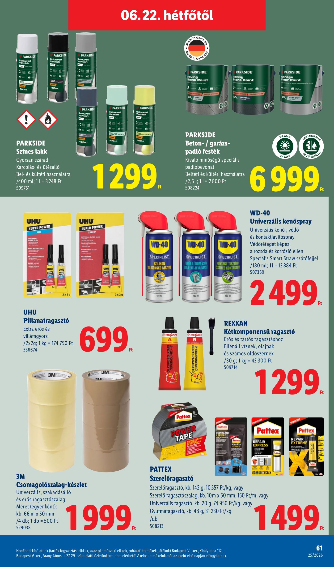 lidl - Lidl hirdetmény a következő hétre csütörtöktől 2026.06.18.-tól szerdától 2026.06.24.-ig - page: 61