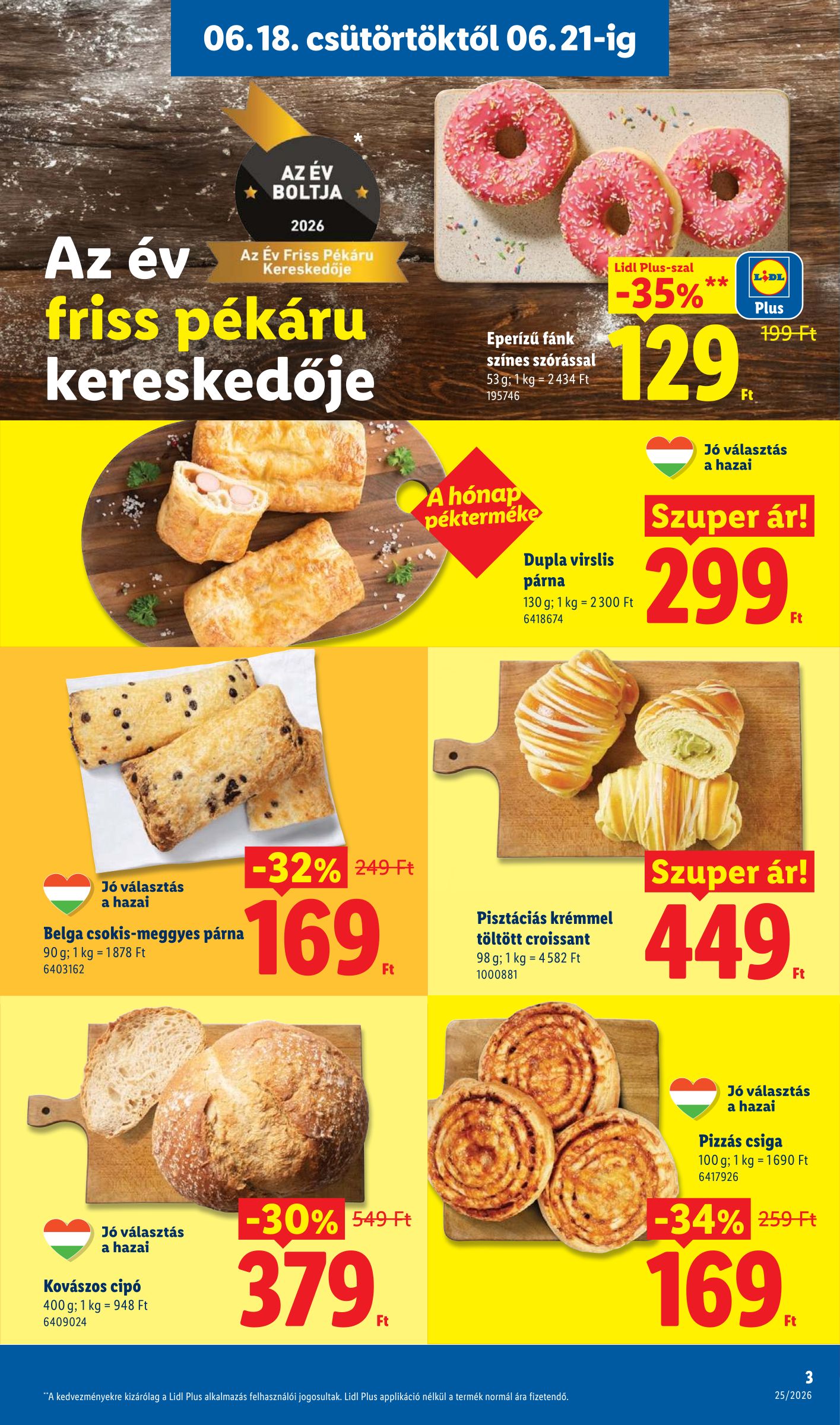 lidl - Lidl hirdetmény a következő hétre csütörtöktől 2026.06.18.-tól szerdától 2026.06.24.-ig - page: 3