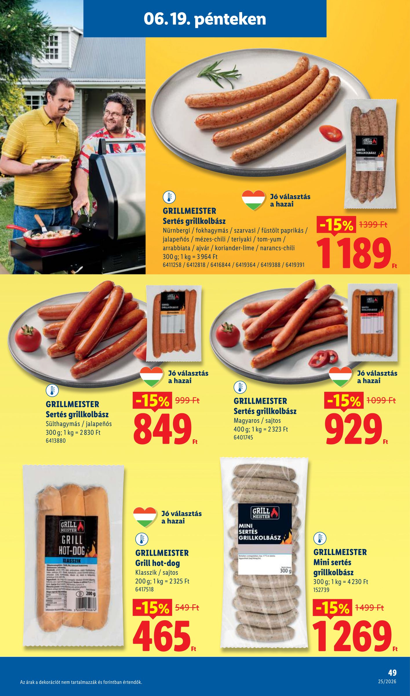lidl - Lidl hirdetmény a következő hétre csütörtöktől 2026.06.18.-tól szerdától 2026.06.24.-ig - page: 49