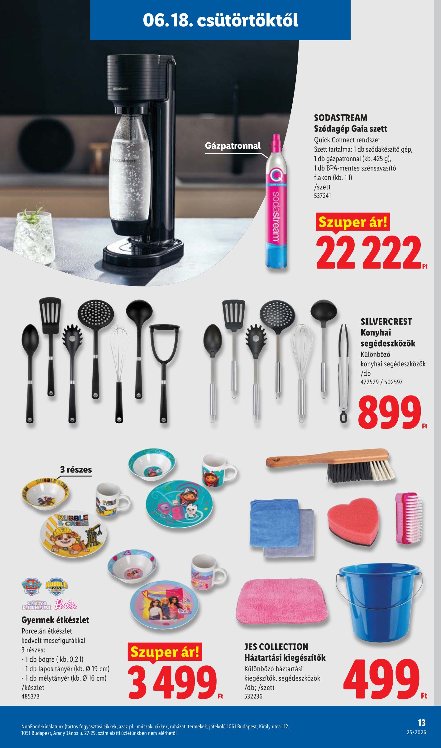 lidl - Lidl - Nonfood hirdetmény a következő hétre csütörtöktől 2026.06.18.-tól szerdától 2026.06.24.-ig - page: 13