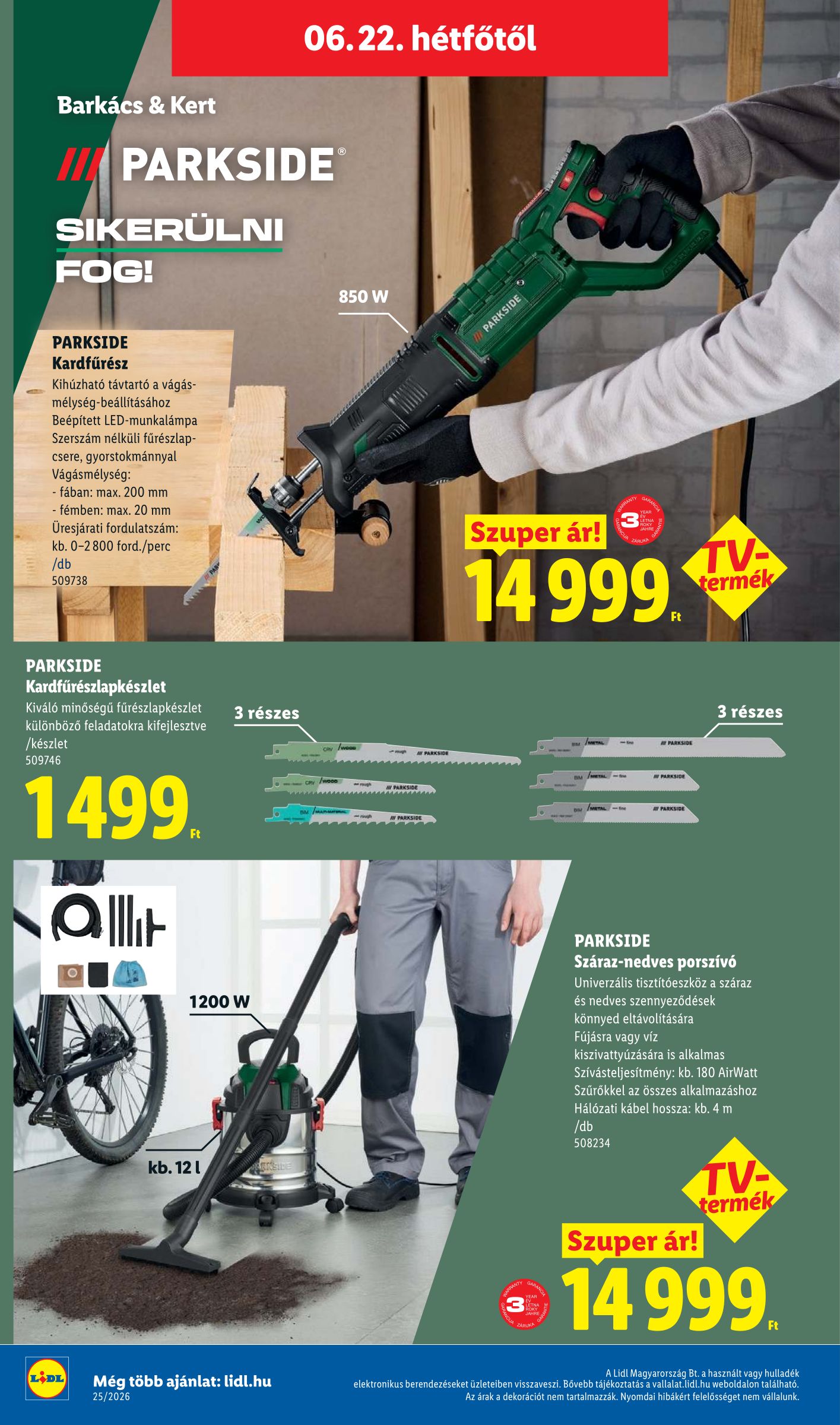 lidl - Lidl - Nonfood hirdetmény a következő hétre csütörtöktől 2026.06.18.-tól szerdától 2026.06.24.-ig - page: 20