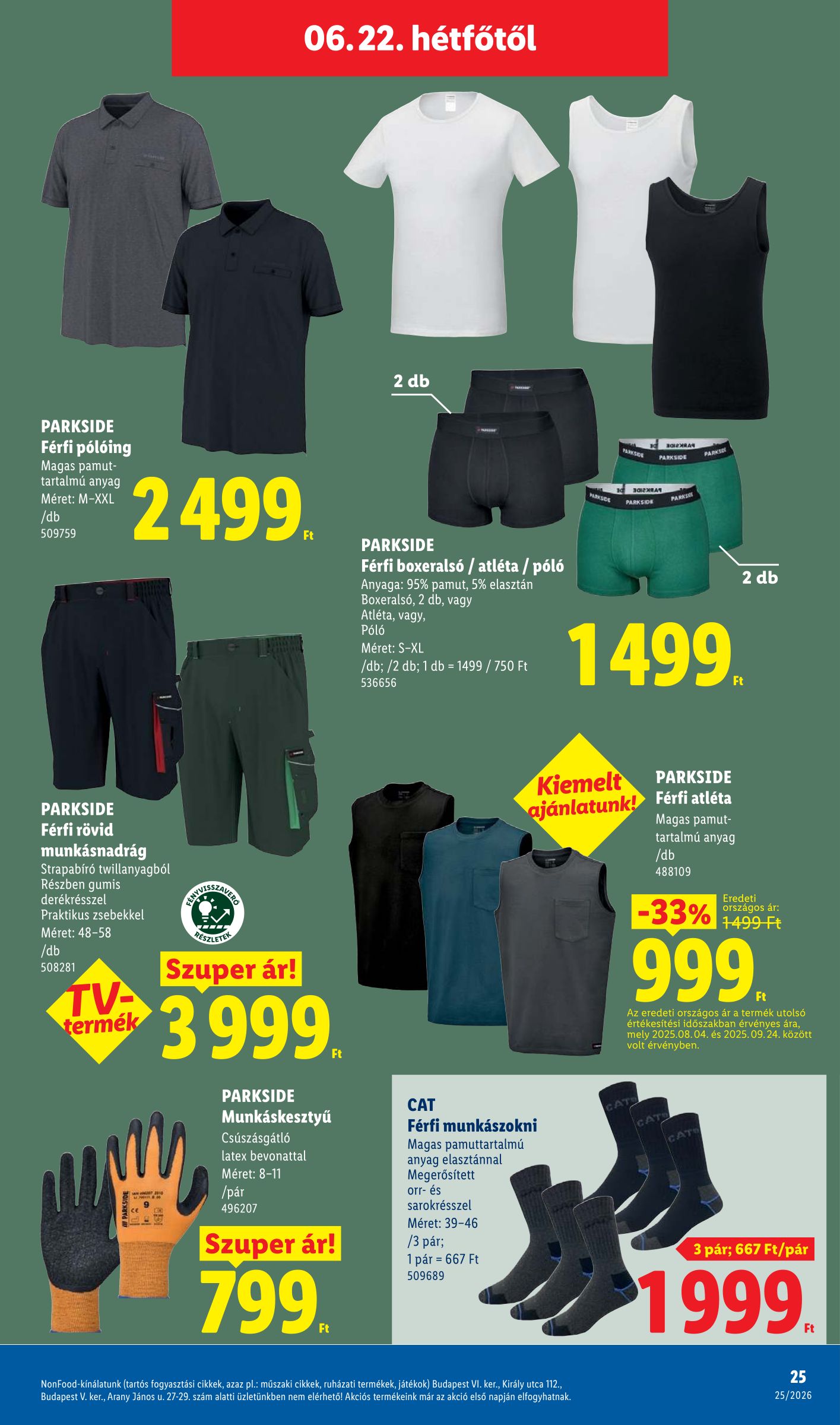 lidl - Lidl - Nonfood hirdetmény a következő hétre csütörtöktől 2026.06.18.-tól szerdától 2026.06.24.-ig - page: 25