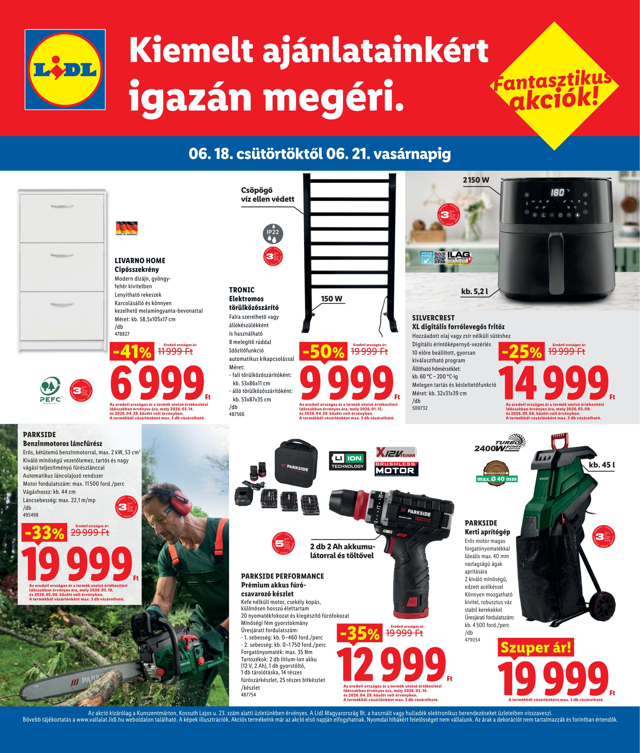 lidl - Lidl hirdetmény a következő hétre csütörtöktől 2026.06.18.-tól vasárnaptól 2026.06.21.-ig - page: 4