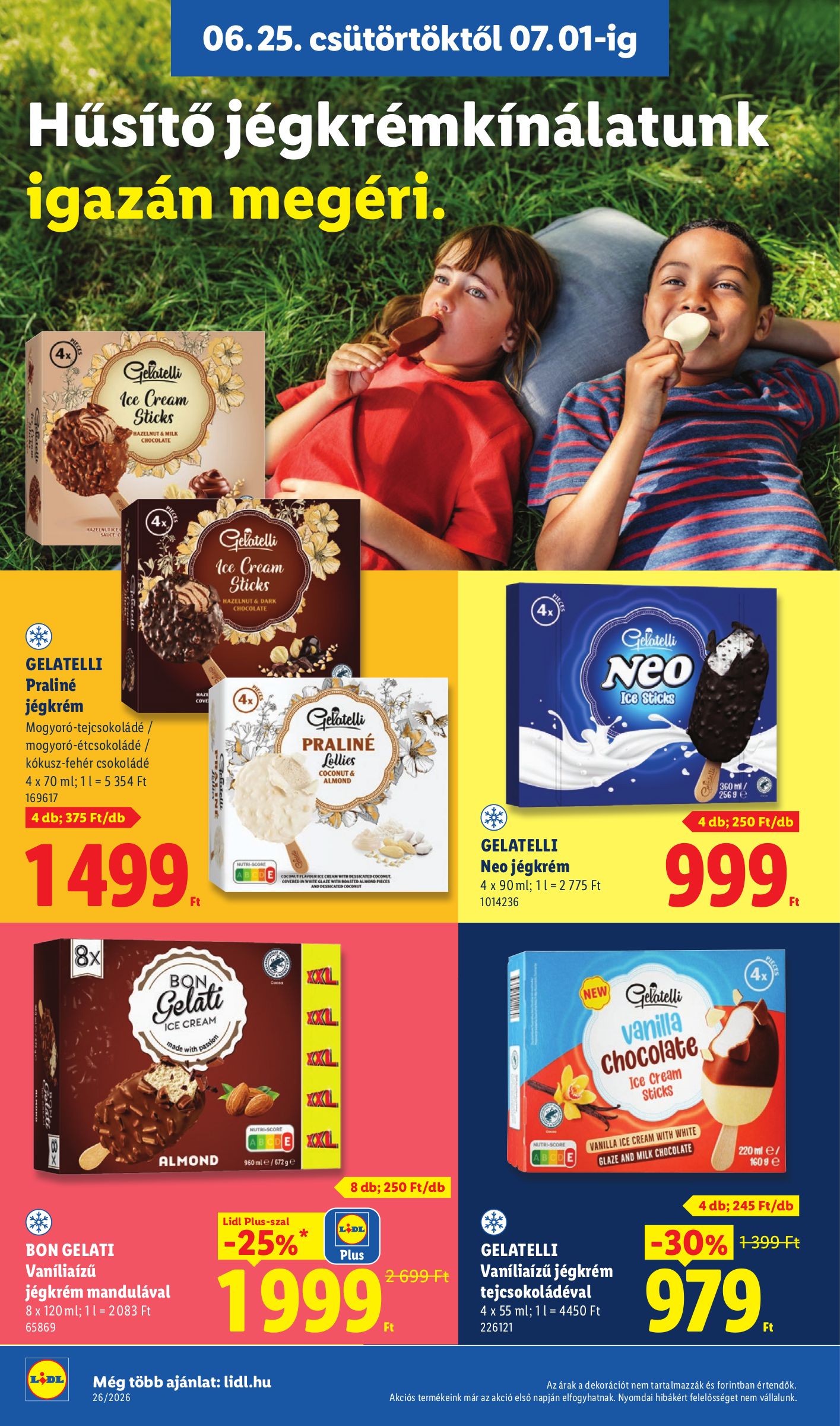 lidl - Lidl hirdetmény a következő hétre csütörtöktől 2026.06.25.-tól szerdától 2026.07.01.-ig - page: 20