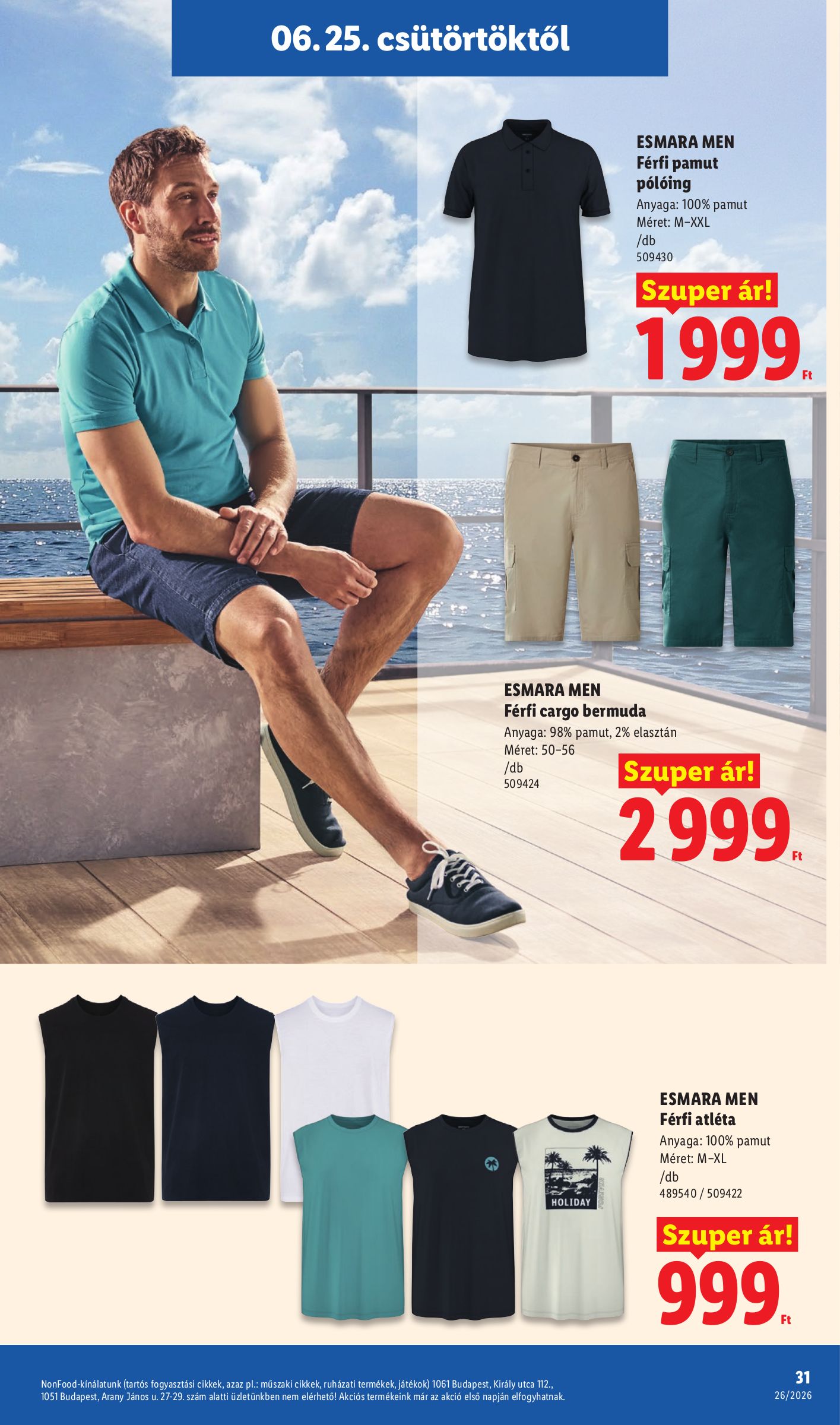 lidl - Lidl hirdetmény a következő hétre csütörtöktől 2026.06.25.-tól szerdától 2026.07.01.-ig - page: 31