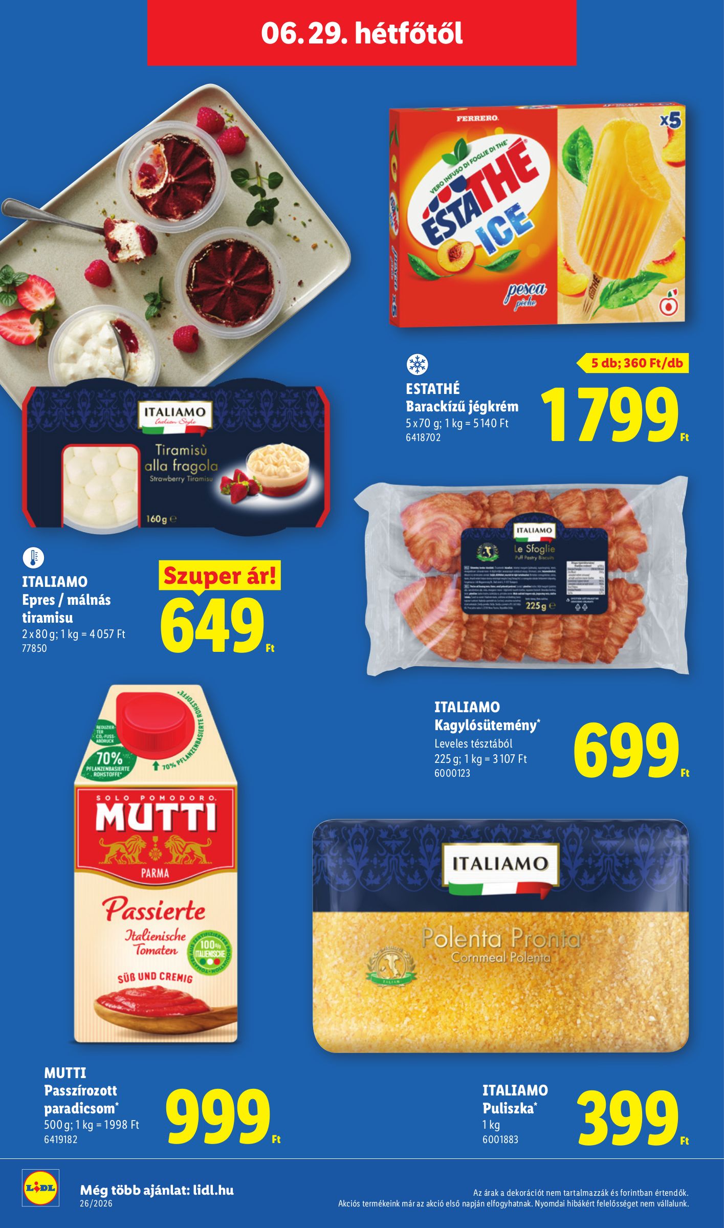 lidl - Lidl hirdetmény a következő hétre csütörtöktől 2026.06.25.-tól szerdától 2026.07.01.-ig - page: 70
