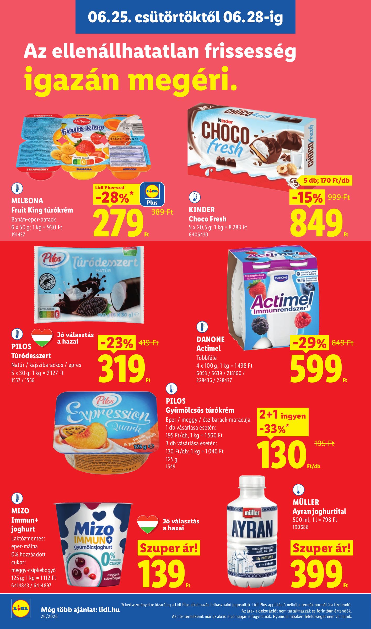 lidl - Lidl hirdetmény a következő hétre csütörtöktől 2026.06.25.-tól szerdától 2026.07.01.-ig - page: 8