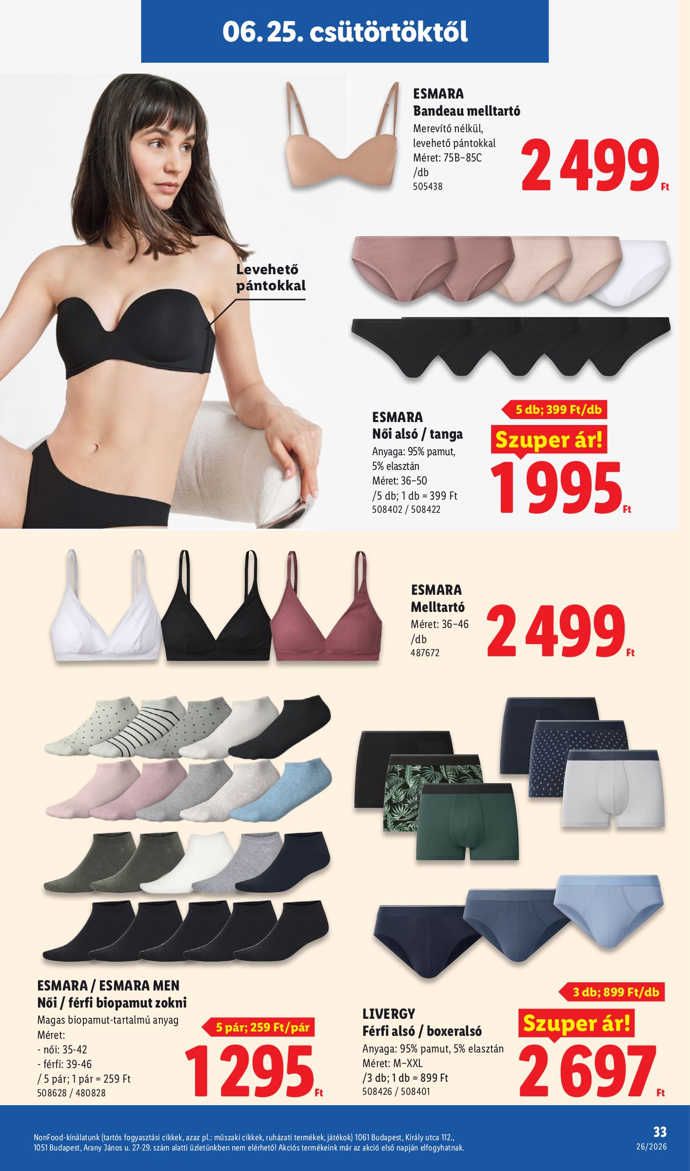 lidl - Lidl hirdetmény a következő hétre csütörtöktől 2026.06.25.-tól szerdától 2026.07.01.-ig - page: 33