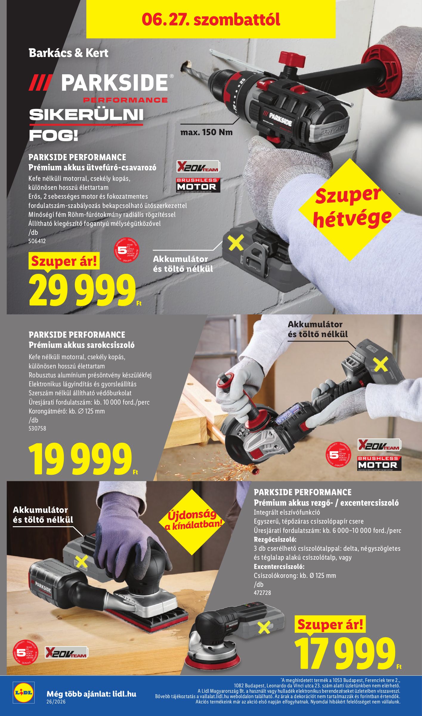 lidl - Lidl hirdetmény a következő hétre csütörtöktől 2026.06.25.-tól szerdától 2026.07.01.-ig - page: 48