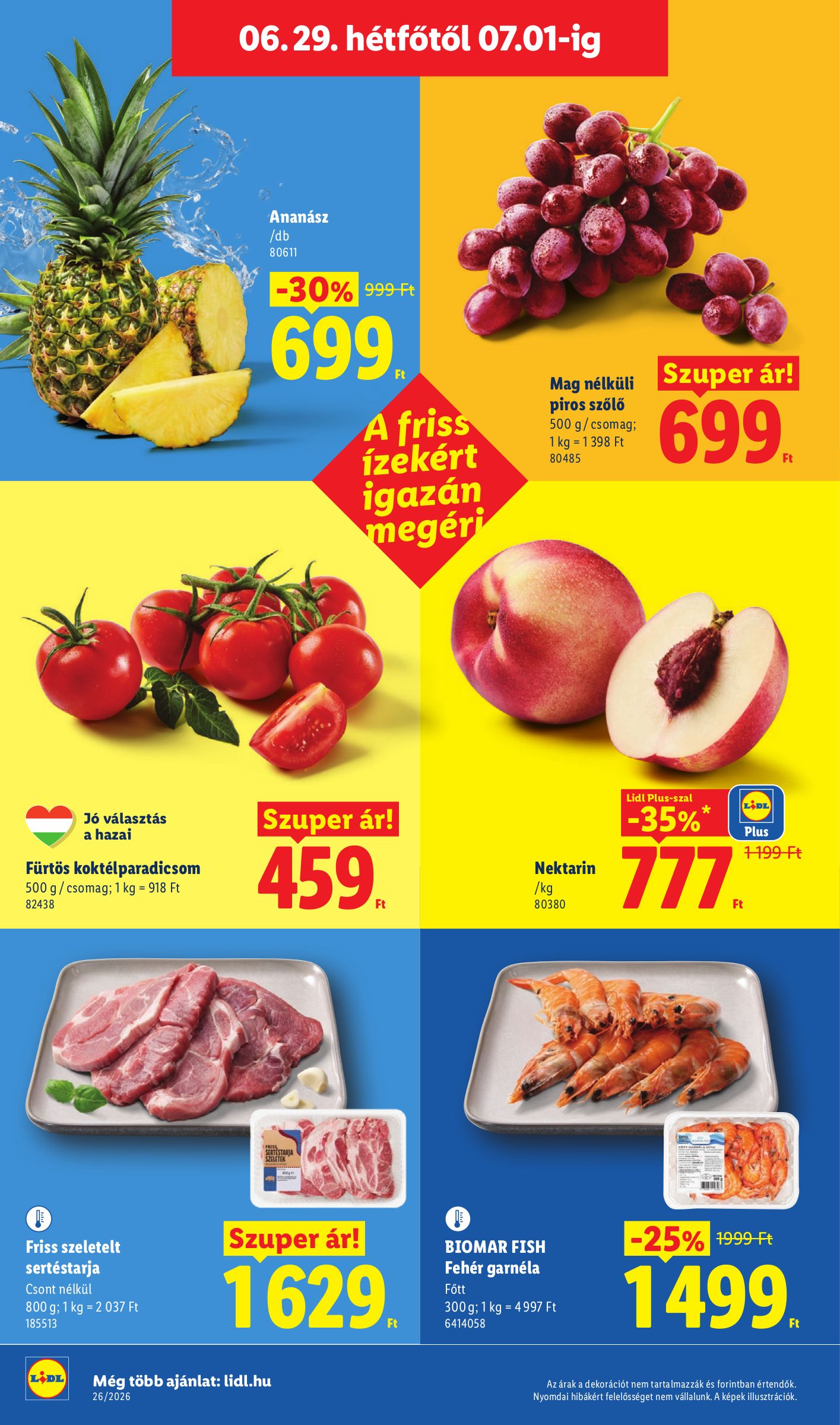 lidl - Lidl hirdetmény a következő hétre csütörtöktől 2026.06.25.-tól szerdától 2026.07.01.-ig - page: 60