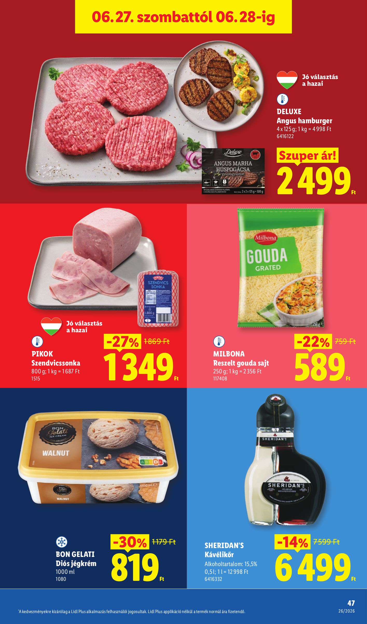 lidl - Lidl hirdetmény a következő hétre csütörtöktől 2026.06.25.-tól szerdától 2026.07.01.-ig - page: 47