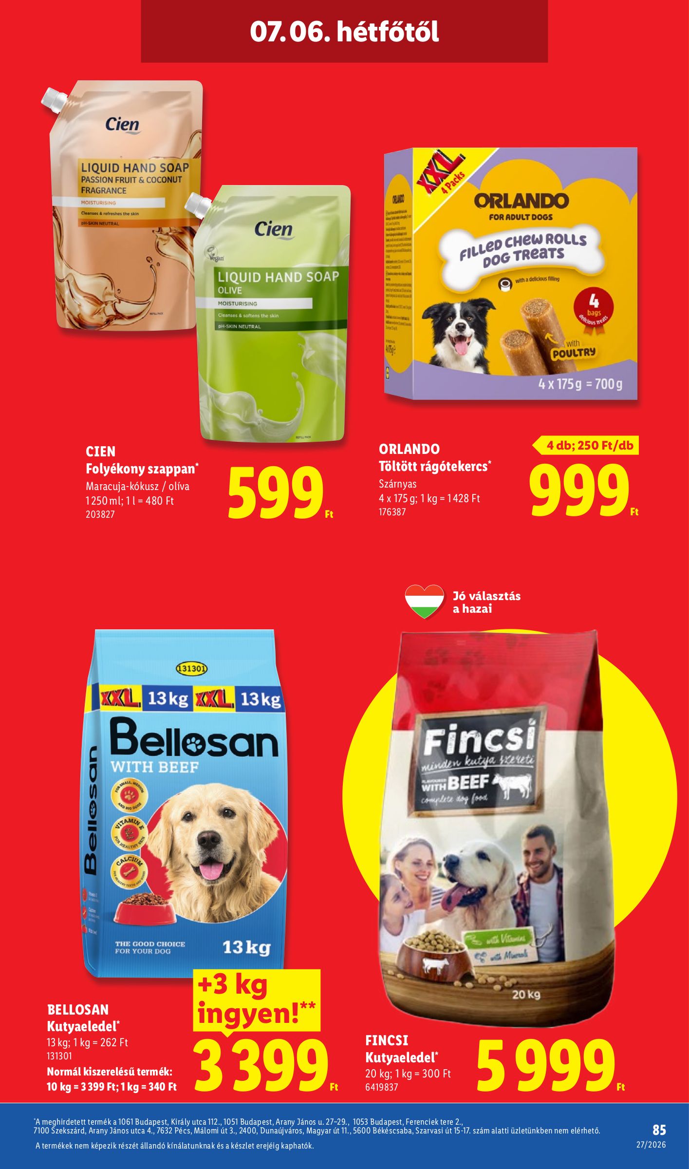 lidl - Lidl hirdetmény a következő hétre csütörtöktől 2026.07.02.-tól szerdától 2026.07.08.-ig - page: 85