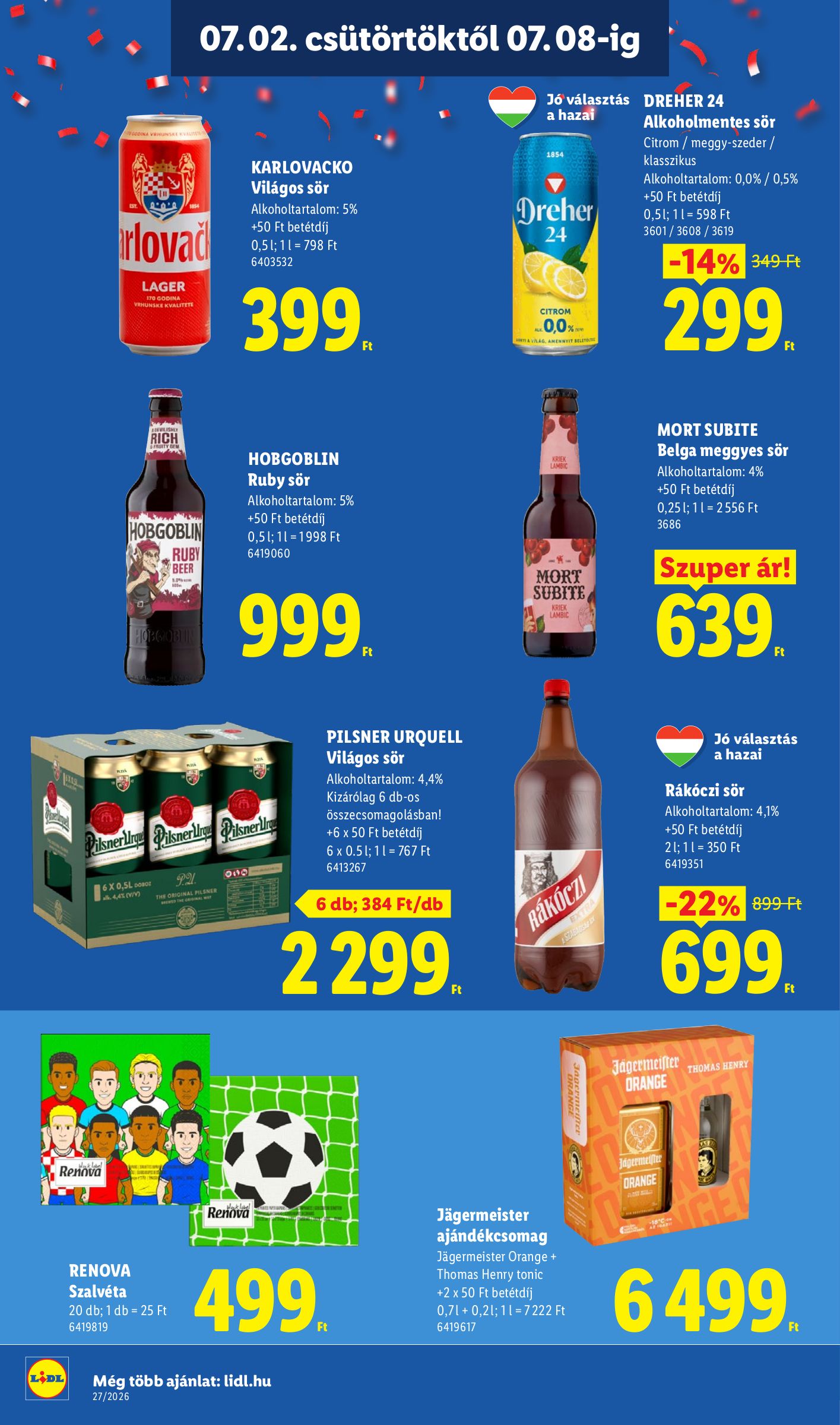 lidl - Lidl hirdetmény a következő hétre csütörtöktől 2026.07.02.-tól szerdától 2026.07.08.-ig - page: 20