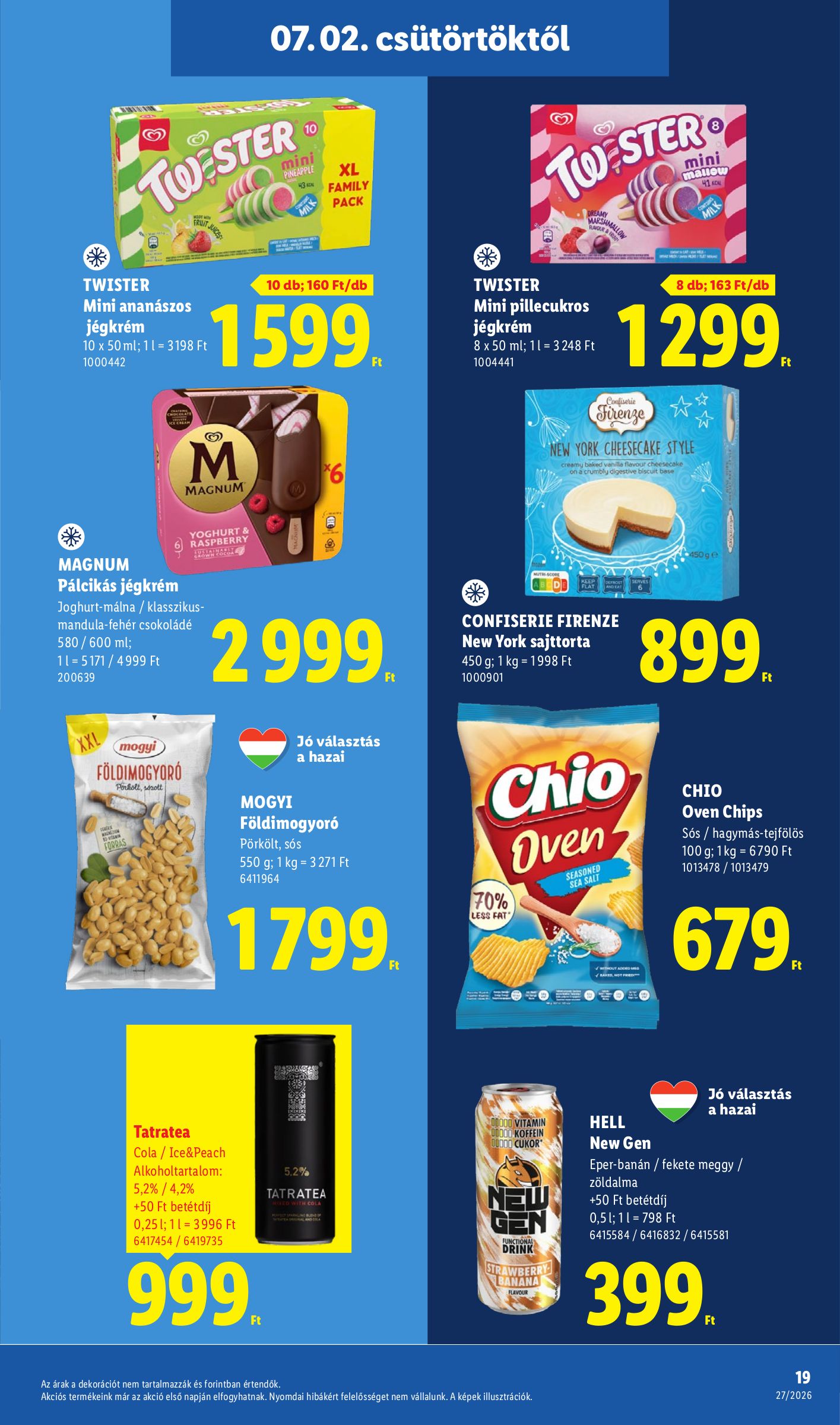 lidl - Lidl hirdetmény a következő hétre csütörtöktől 2026.07.02.-tól szerdától 2026.07.08.-ig - page: 19