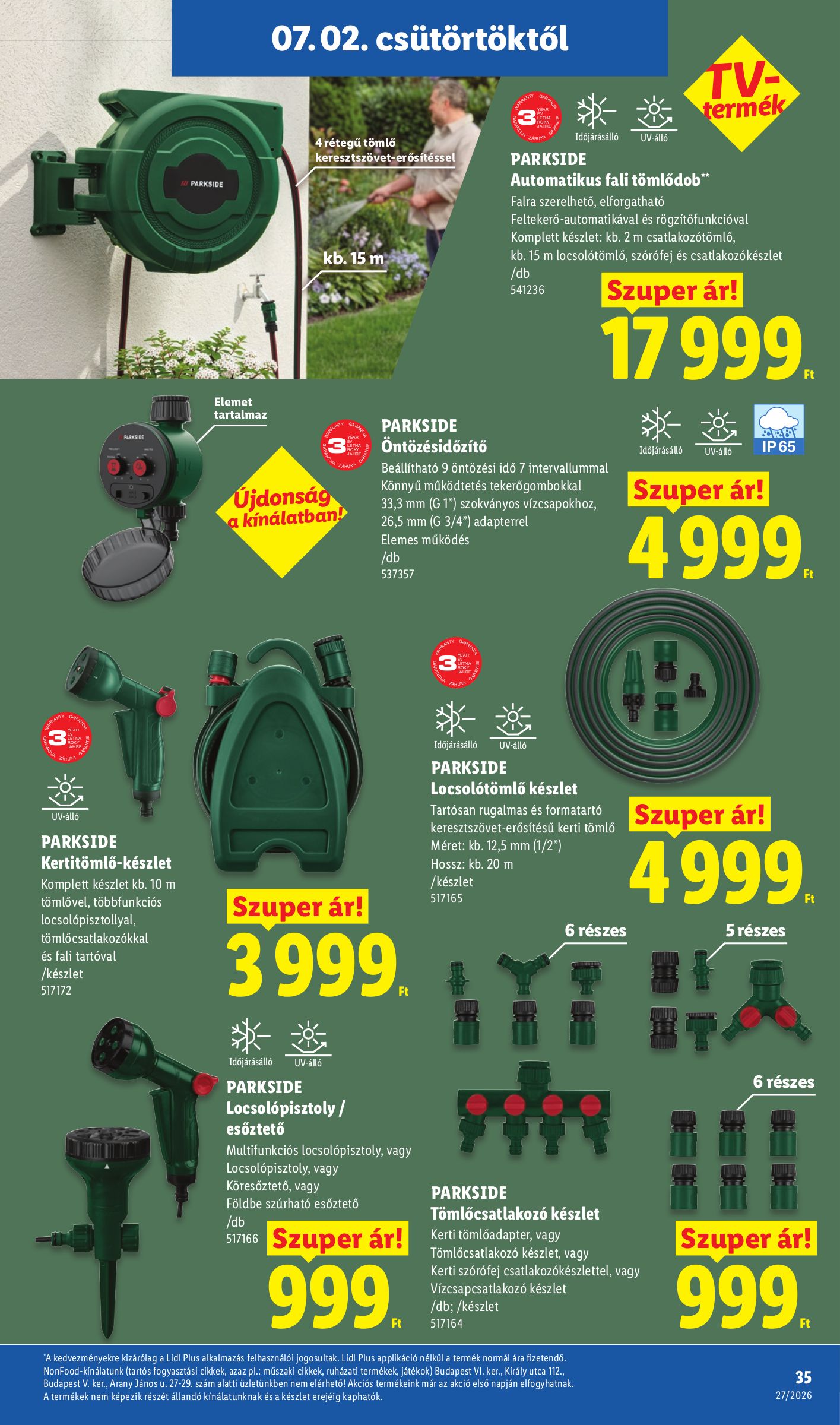 lidl - Lidl hirdetmény a következő hétre csütörtöktől 2026.07.02.-tól szerdától 2026.07.08.-ig - page: 35