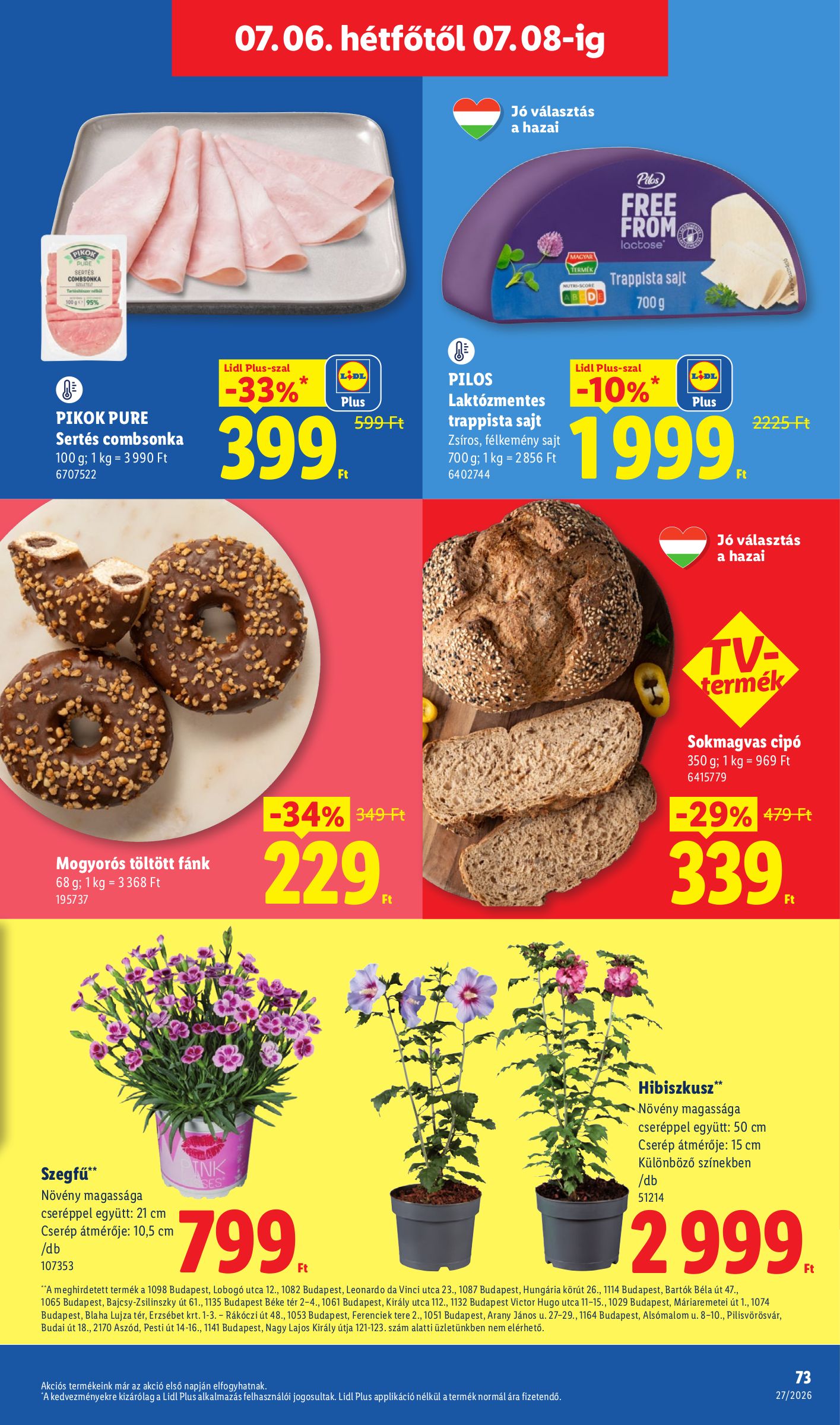 lidl - Lidl hirdetmény a következő hétre csütörtöktől 2026.07.02.-tól szerdától 2026.07.08.-ig - page: 73