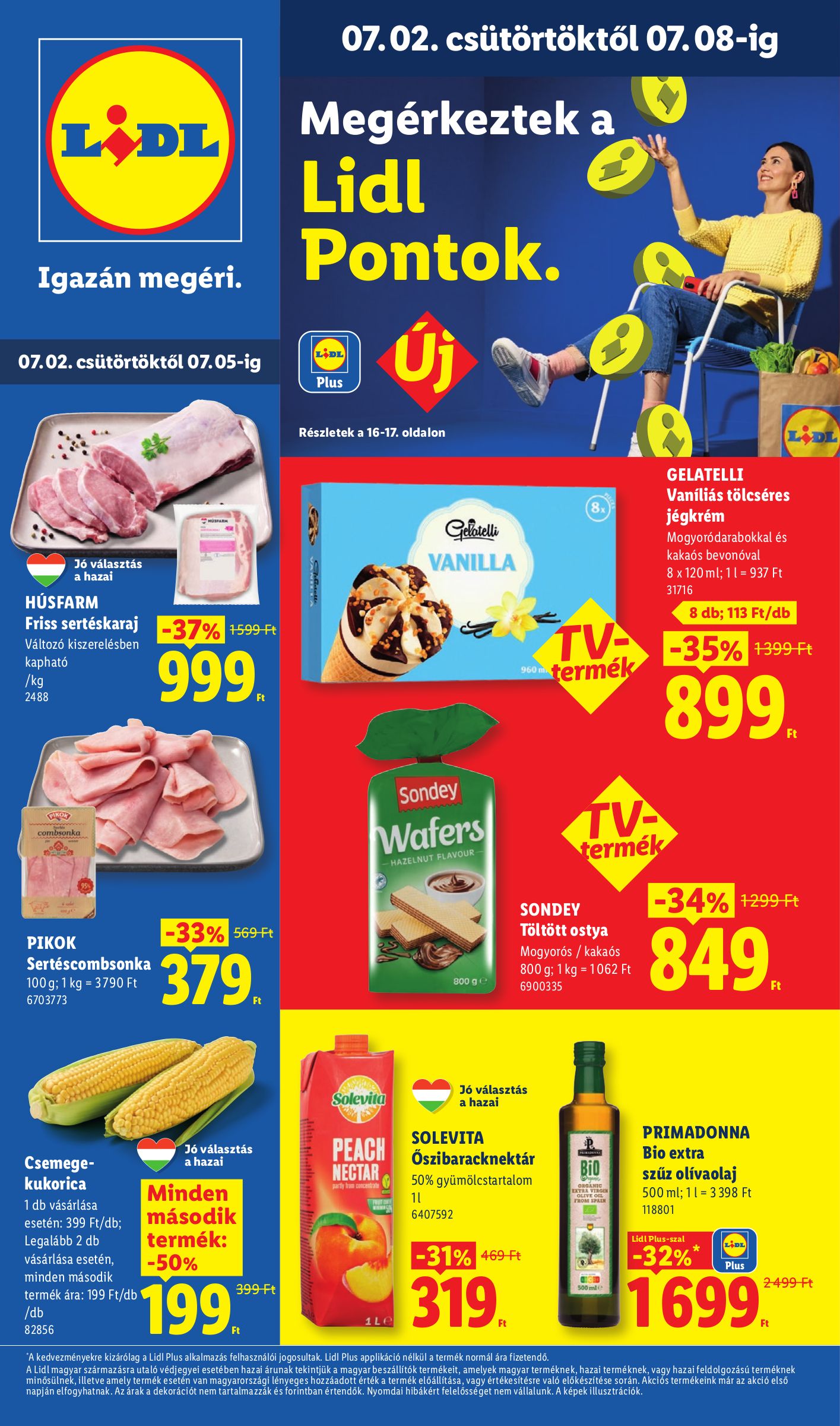 lidl - Lidl hirdetmény a következő hétre csütörtöktől 2026.07.02.-tól szerdától 2026.07.08.-ig - page: 1