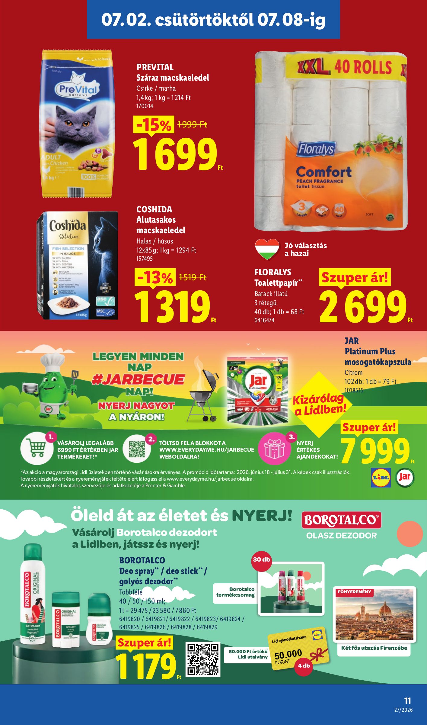 lidl - Lidl hirdetmény a következő hétre csütörtöktől 2026.07.02.-tól szerdától 2026.07.08.-ig - page: 11