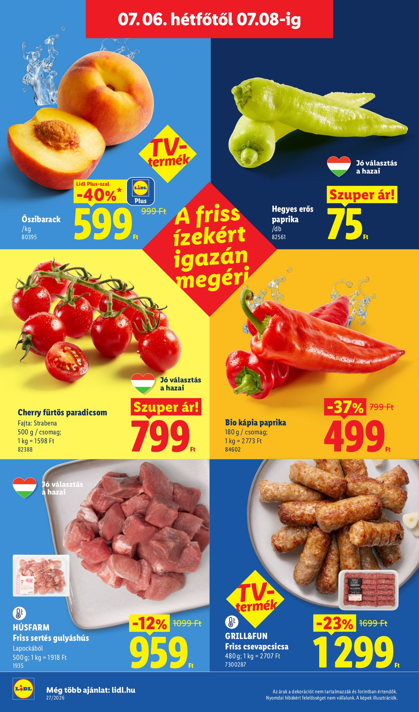 lidl - Lidl hirdetmény a következő hétre csütörtöktől 2026.07.02.-tól szerdától 2026.07.08.-ig - page: 72