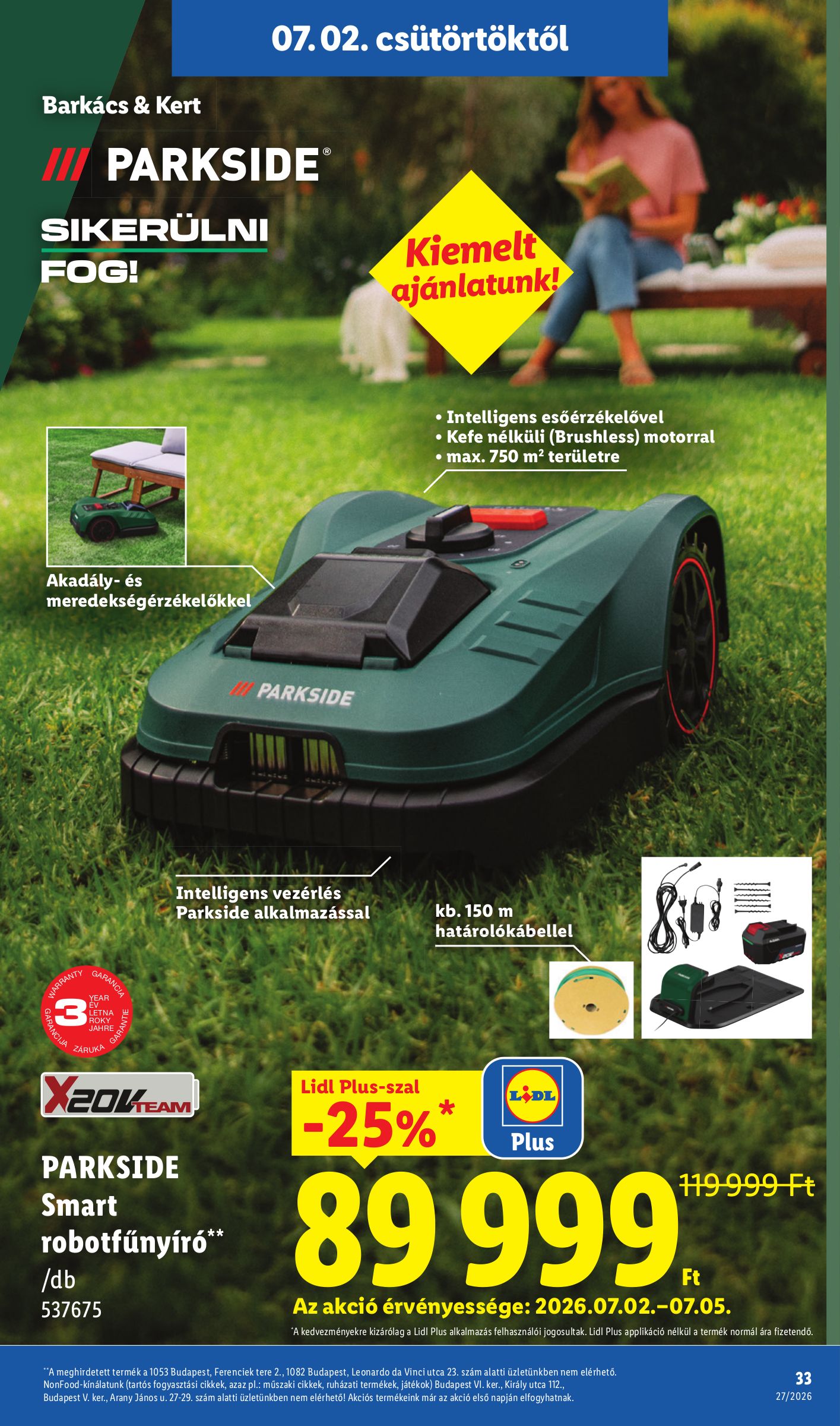 lidl - Lidl hirdetmény a következő hétre csütörtöktől 2026.07.02.-tól szerdától 2026.07.08.-ig - page: 33